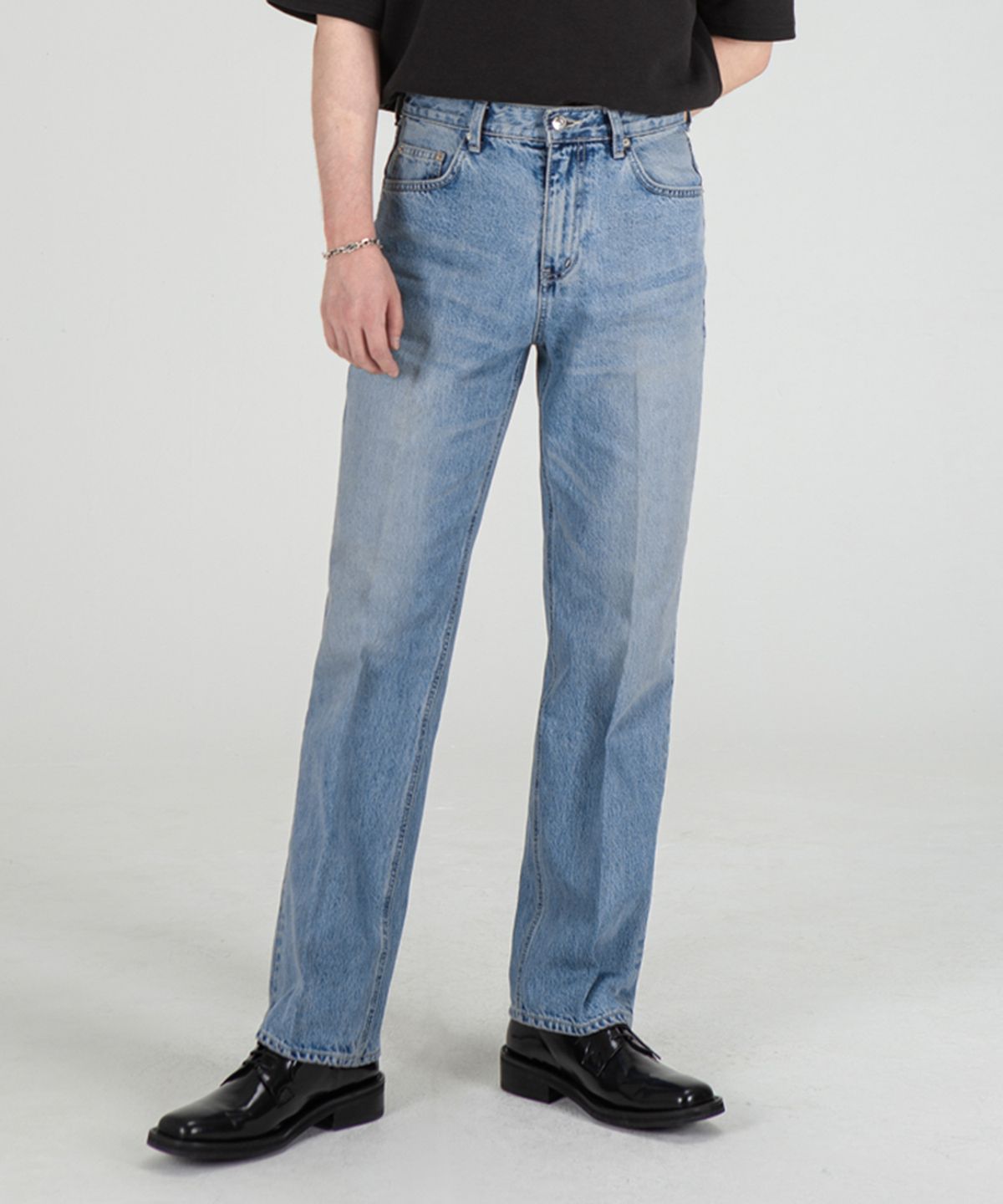 브랜디드(BRANDED) 51005 HISHITOMO COLLECTION LIGHT BLUE JEANS [RELAX STRAIGHT]