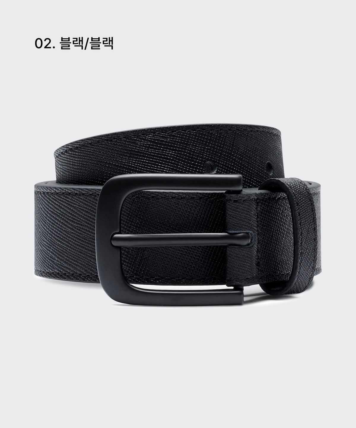 무신사 스탠다드(MUSINSA STANDARD) 사피아노 레더 벨트_30mm