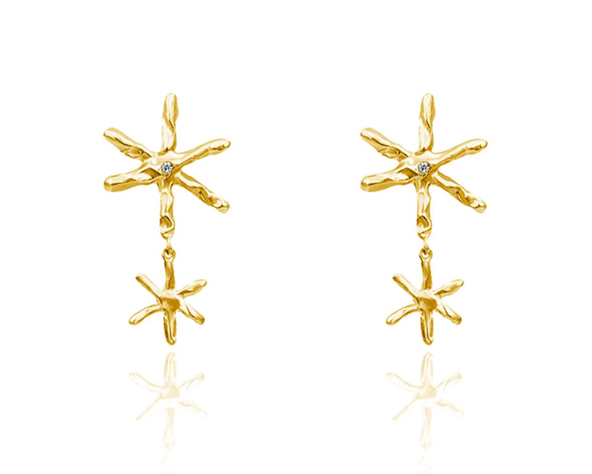 파피(POPPI) The classical star earrings no.3