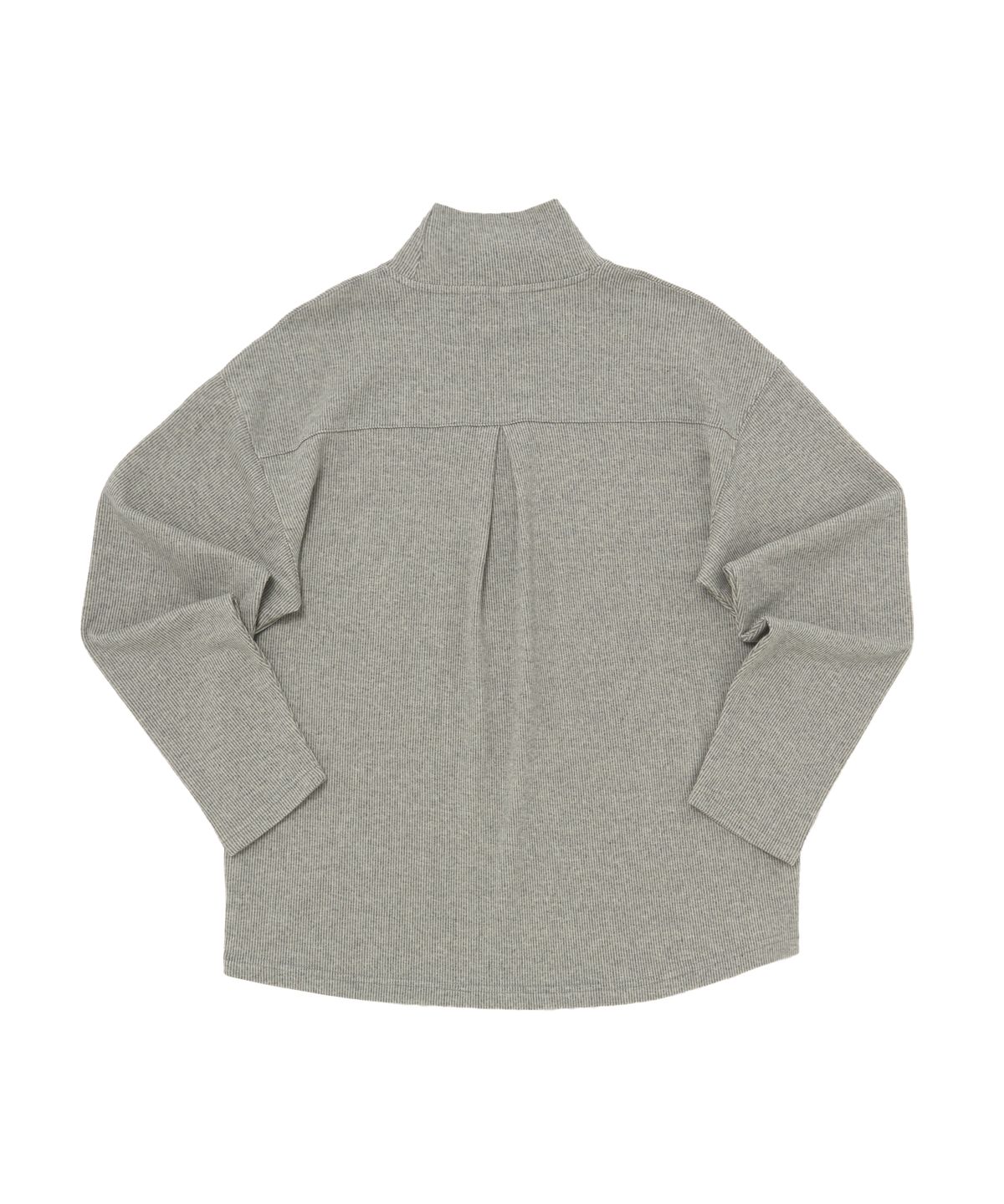 어낫띵(A NOTHING) RAIN DROP-SHOULDER TURTLE-NECK TEE (Gray)