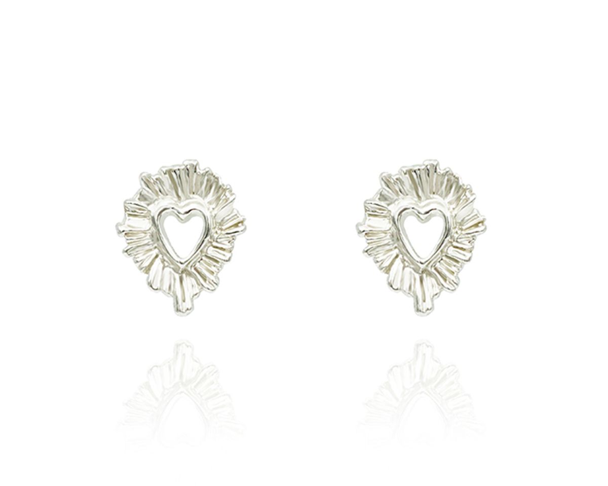 파피(POPPI) Halo heart earrings