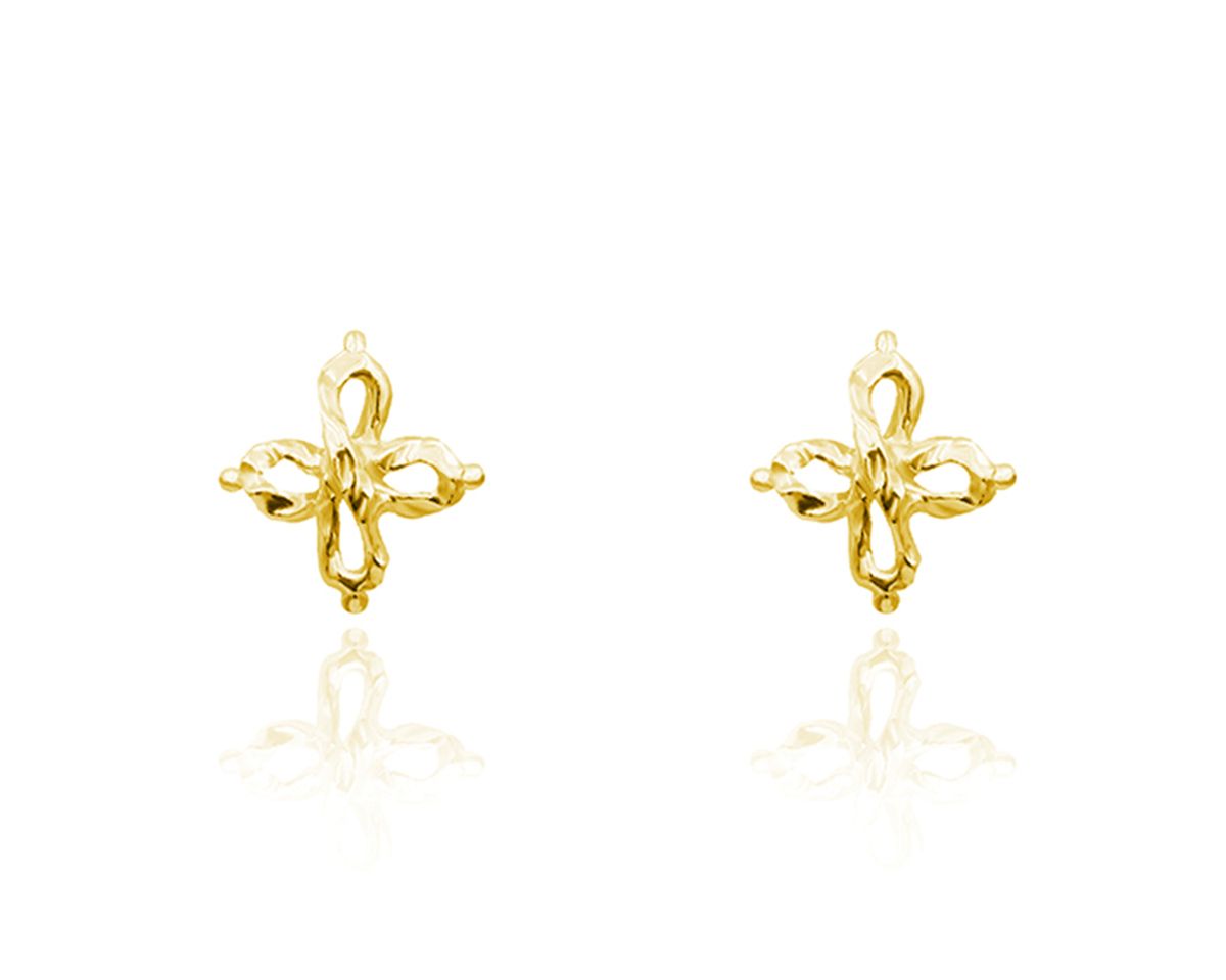 파피(POPPI) Cross symbol earrings no.1