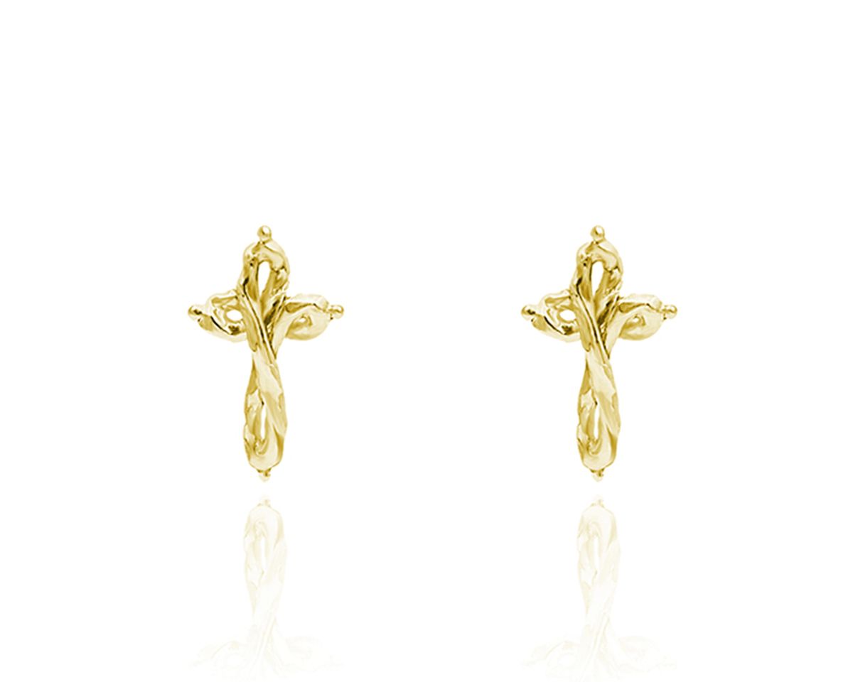 파피(POPPI) Cross symbol earrings no.2