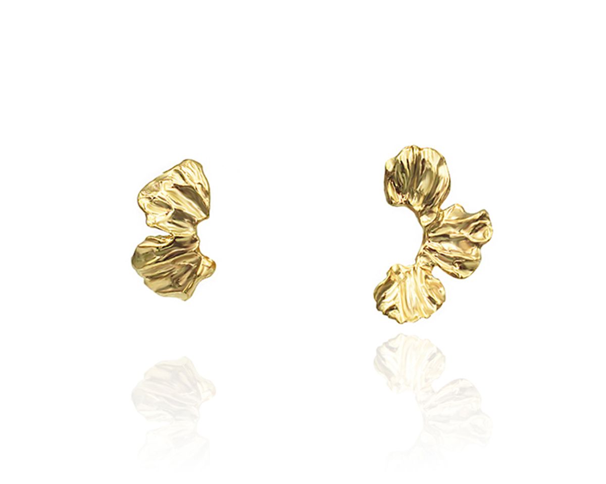 파피(POPPI) Flower twin earrings
