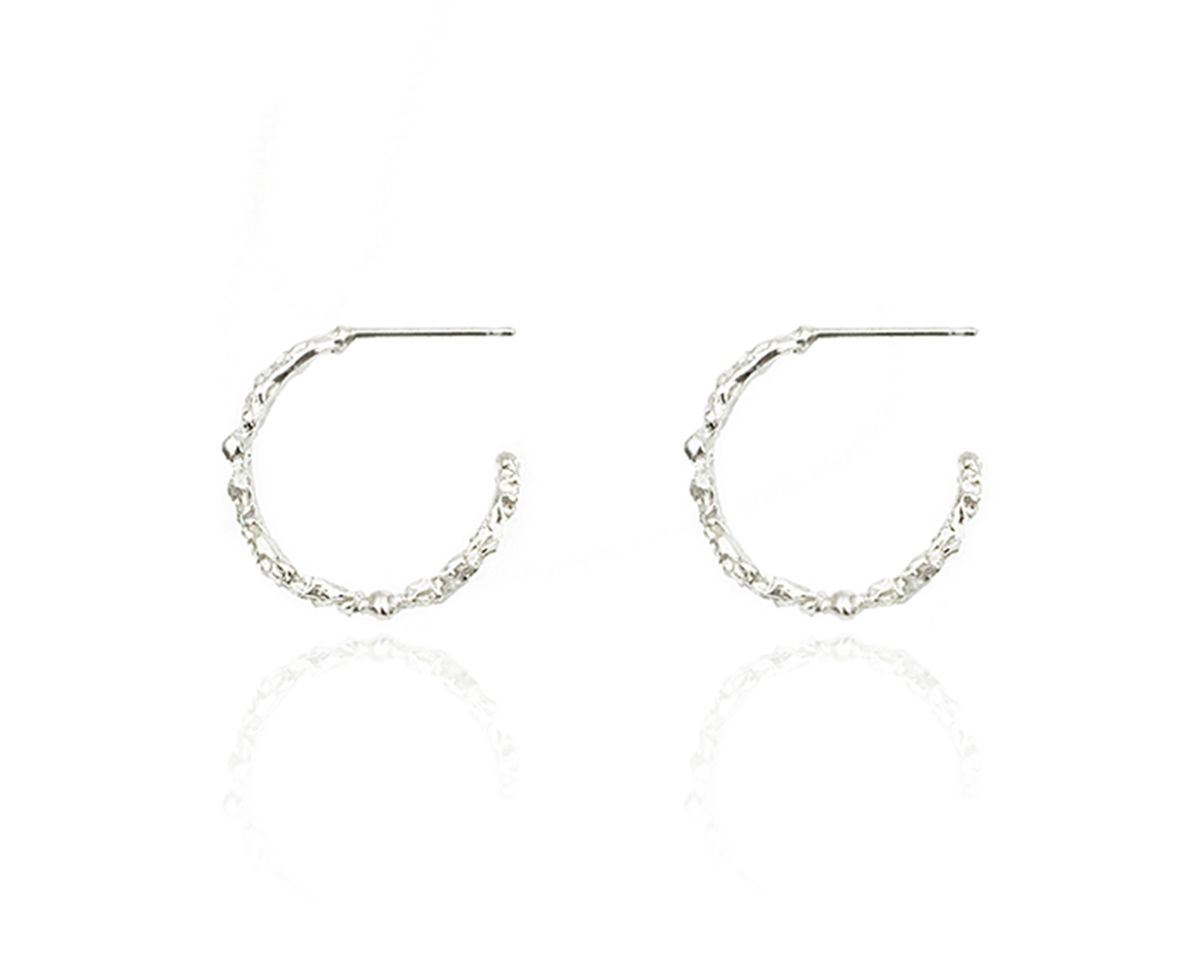 파피(POPPI) Melting round earrings