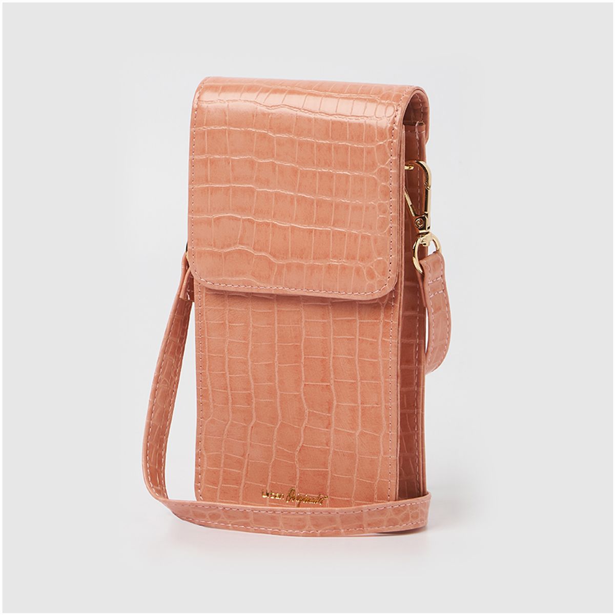 얼반오리지널(URBANORIGINALS) CROCODILE PHONE WALLET - PINK 크로커다일 폰월렛 핑크