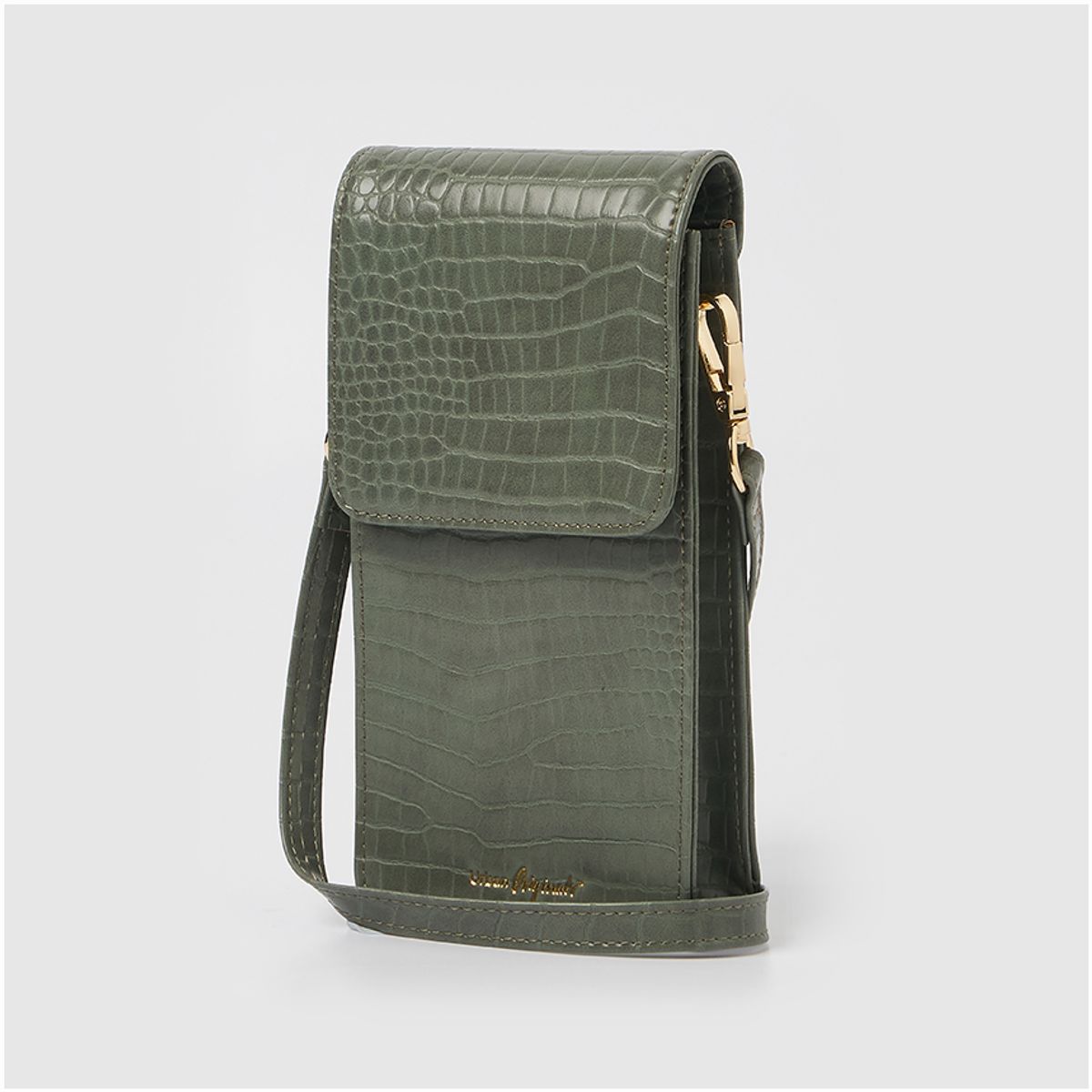 얼반오리지널(URBANORIGINALS) CROCODILE PHONE WALLET - GREEN 크로커다일 폰월렛 그린