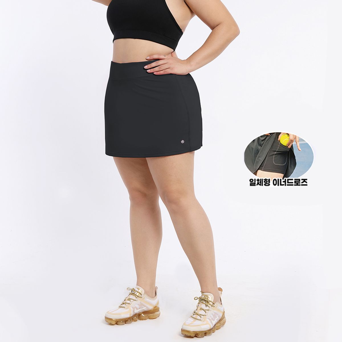 버블라임(BUBBLELIME) 마린 어드밴티지 스커트 포켓 팬츠 요가복 레깅스 D15