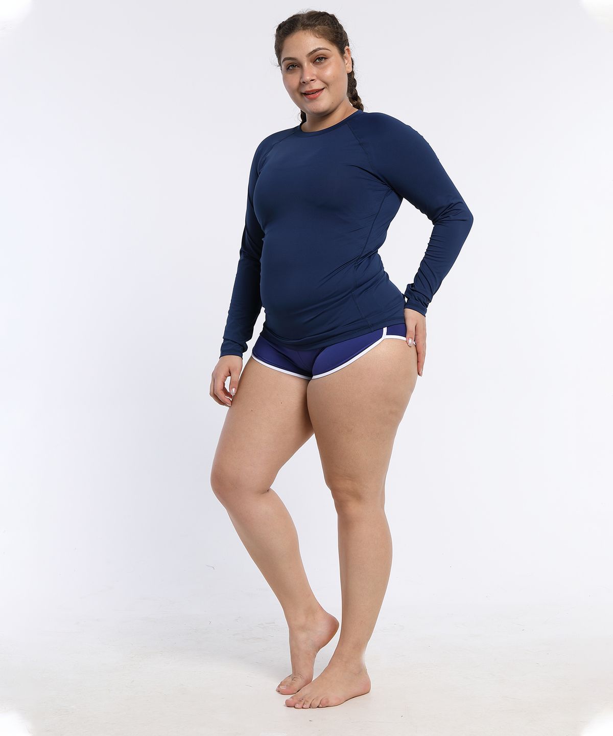 버블라임(BUBBLELIME) 마린 UPF50+ 롱슬리브 레쉬가드 긴팔 수영복 F06