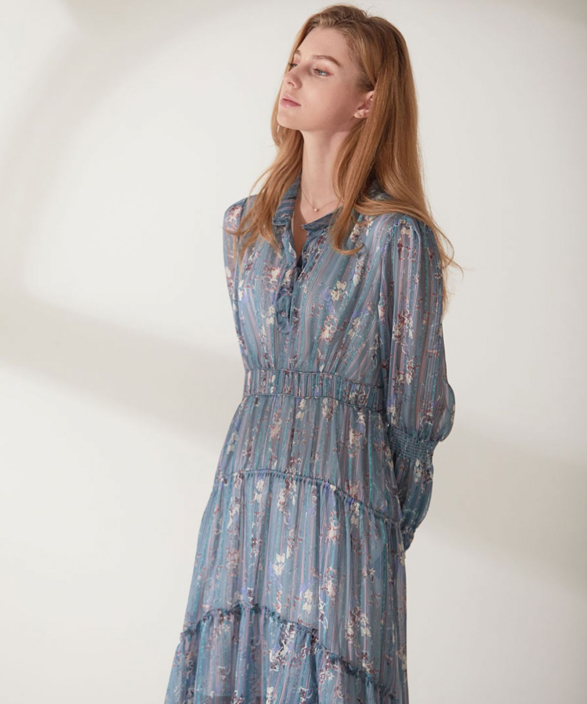 엔오티(NOT) Alpine nomad flower Dress (2color)