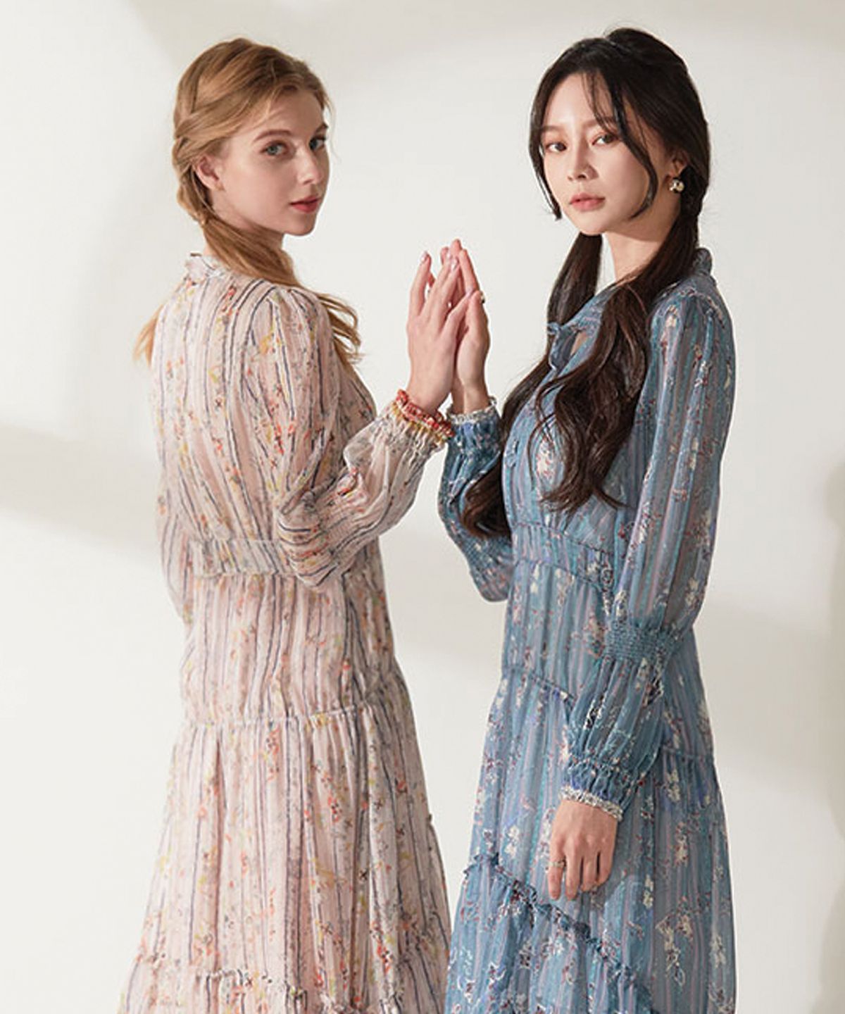 엔오티(NOT) Alpine nomad flower Dress (2color)