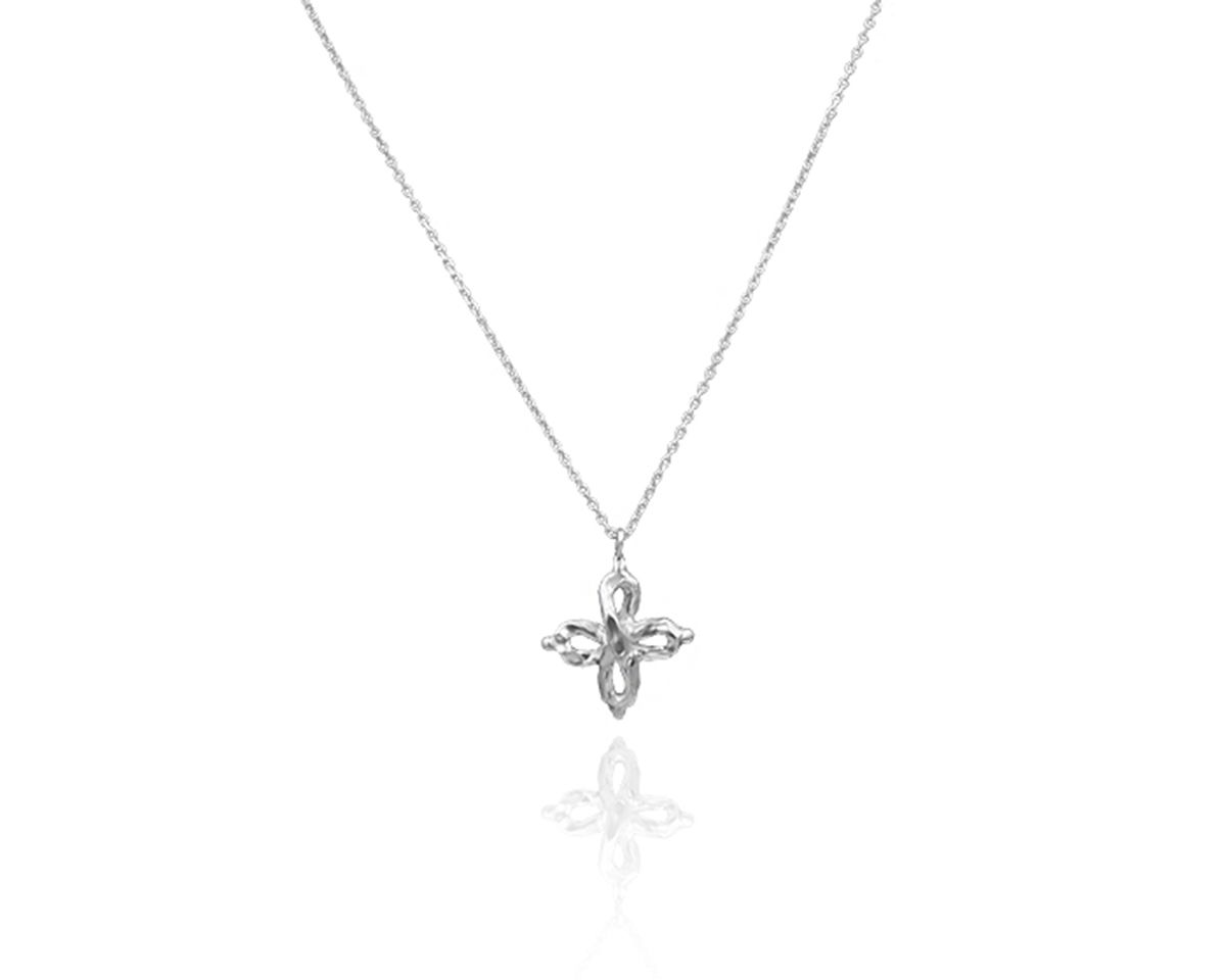 파피(POPPI) Cross symbol necklace