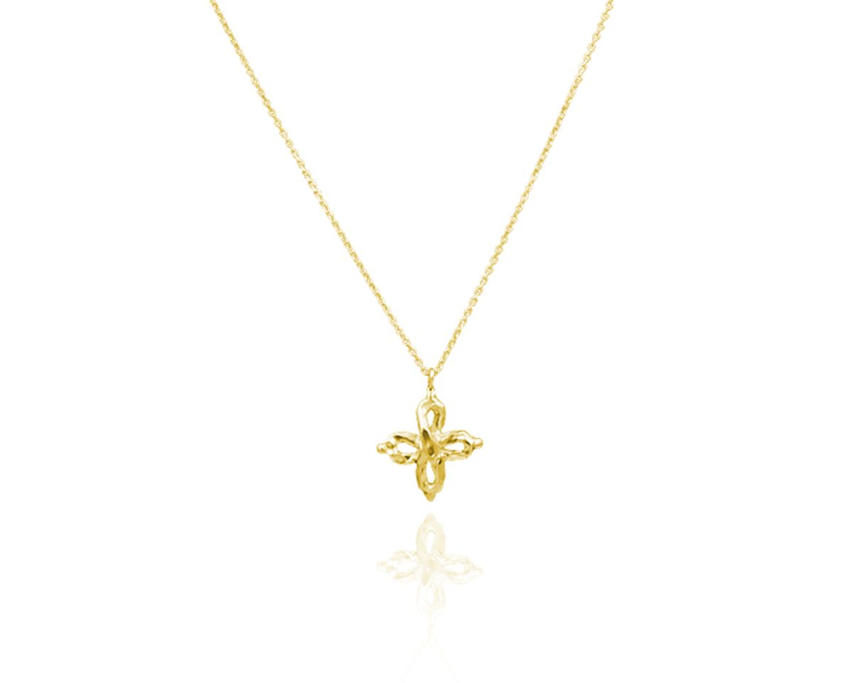 파피(POPPI) Cross symbol necklace