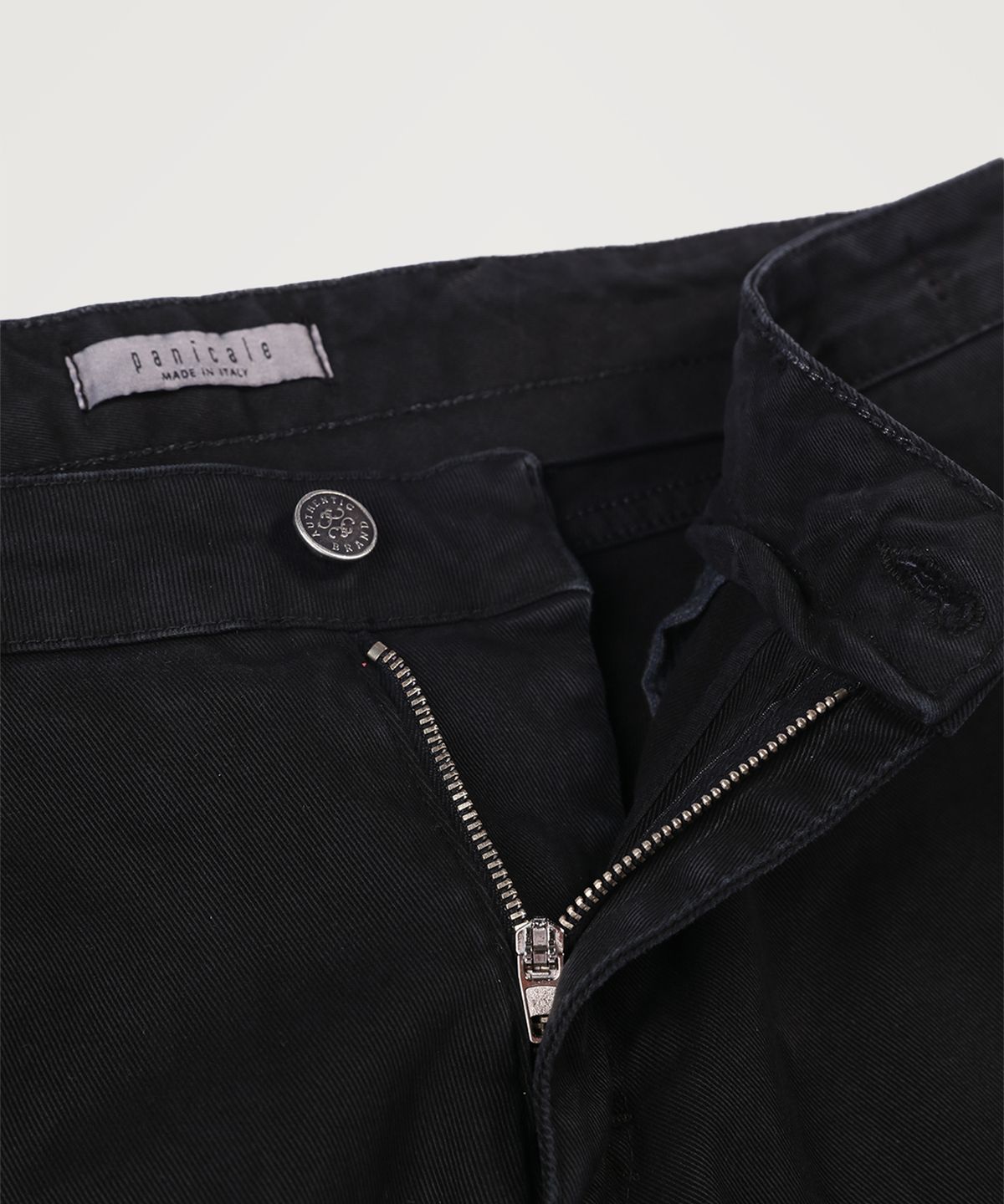 빠니깔레(PANICALE) 슬림 핏 트윌 치노 팬츠 [블랙]