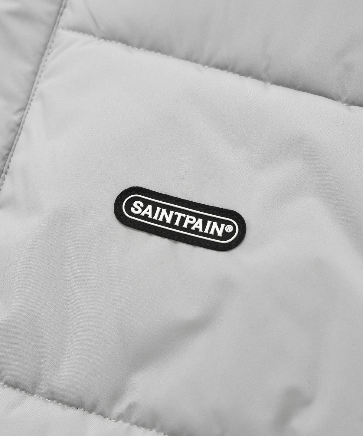 세인트페인(SAINTPAIN) SP 베이직 패딩 베스트-그레이