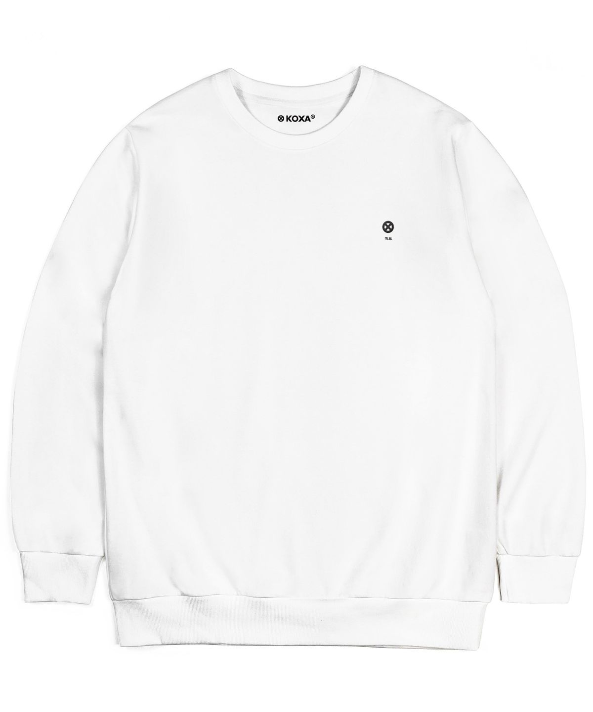코싸(KOXA) KX korean sb mtm white 맨투맨
