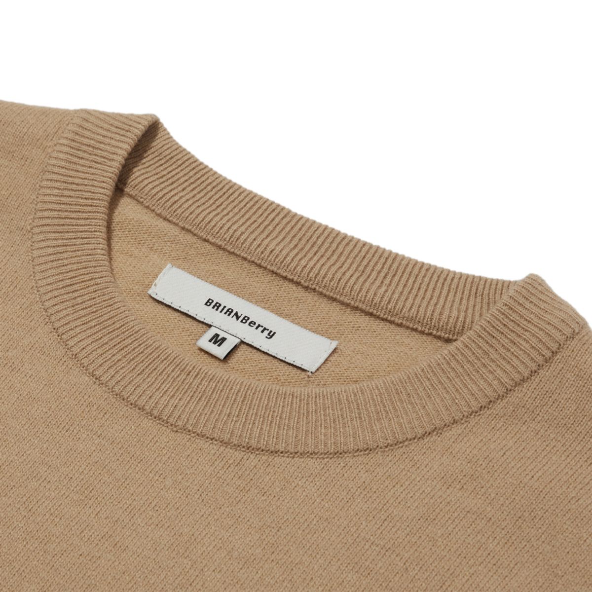 브라이언베리(BRIAN BERRY) HIGH GAGE SWEATER MULTI RUNNER_BEIGE