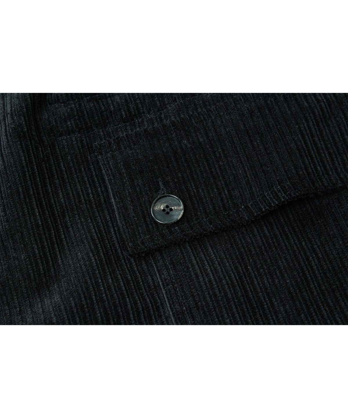 비디알(VDR) CORDUROY TOGGLE FISHTAIL PARKA [Black Night]