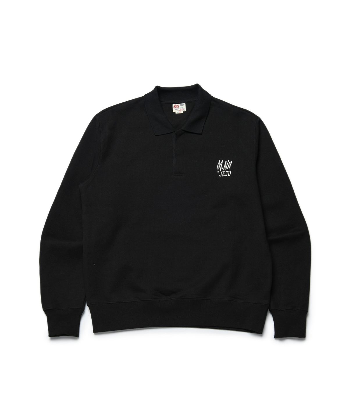 엠니(M.Nii) Jeju Edition Polo Sweat / Black