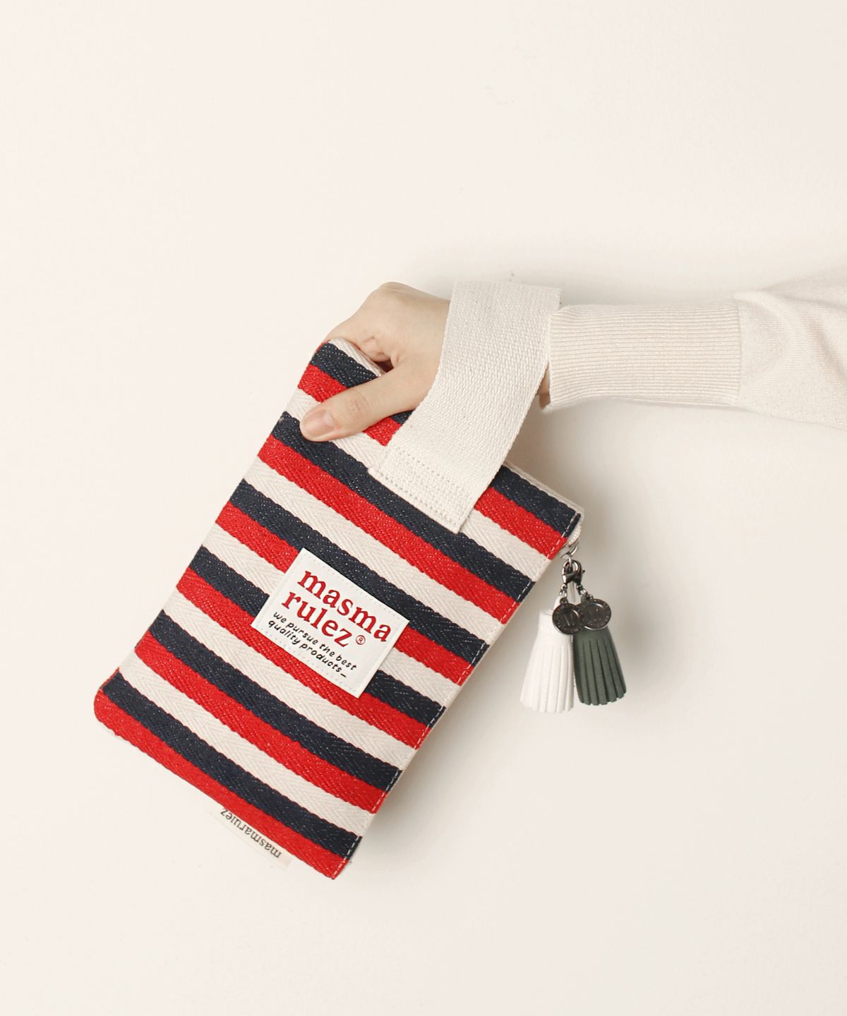 마스마룰즈(MASMARULEZ) Strap pouch _ Stripe