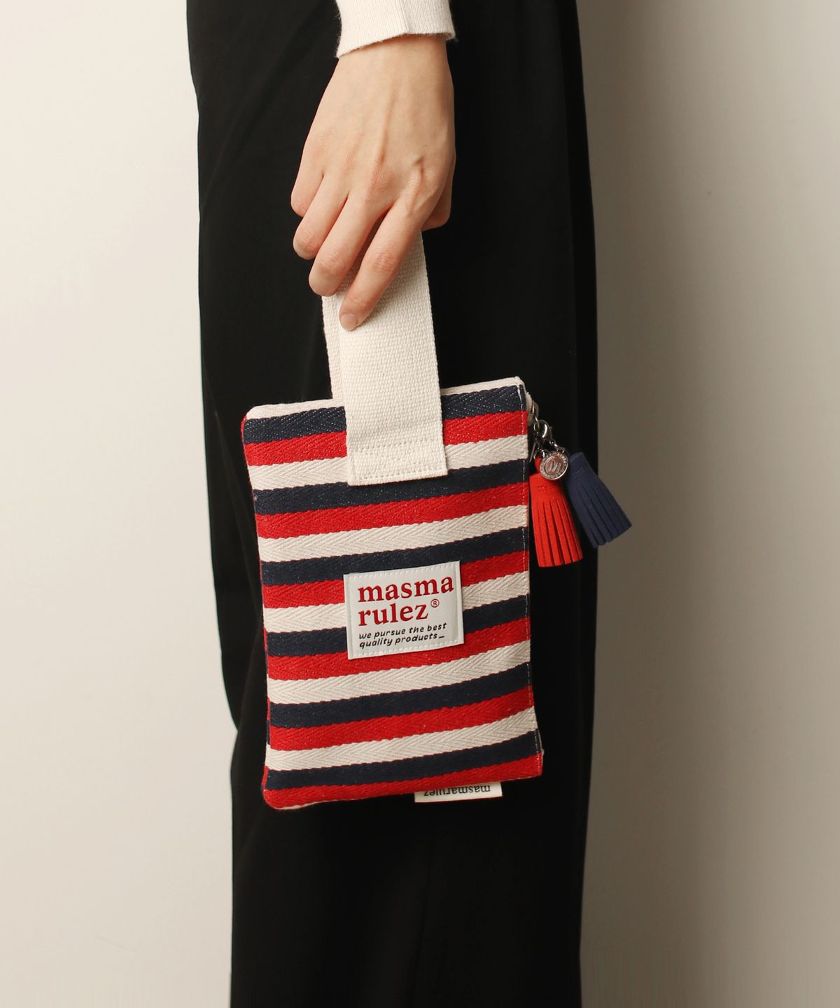 마스마룰즈(MASMARULEZ) Strap pouch _ Stripe