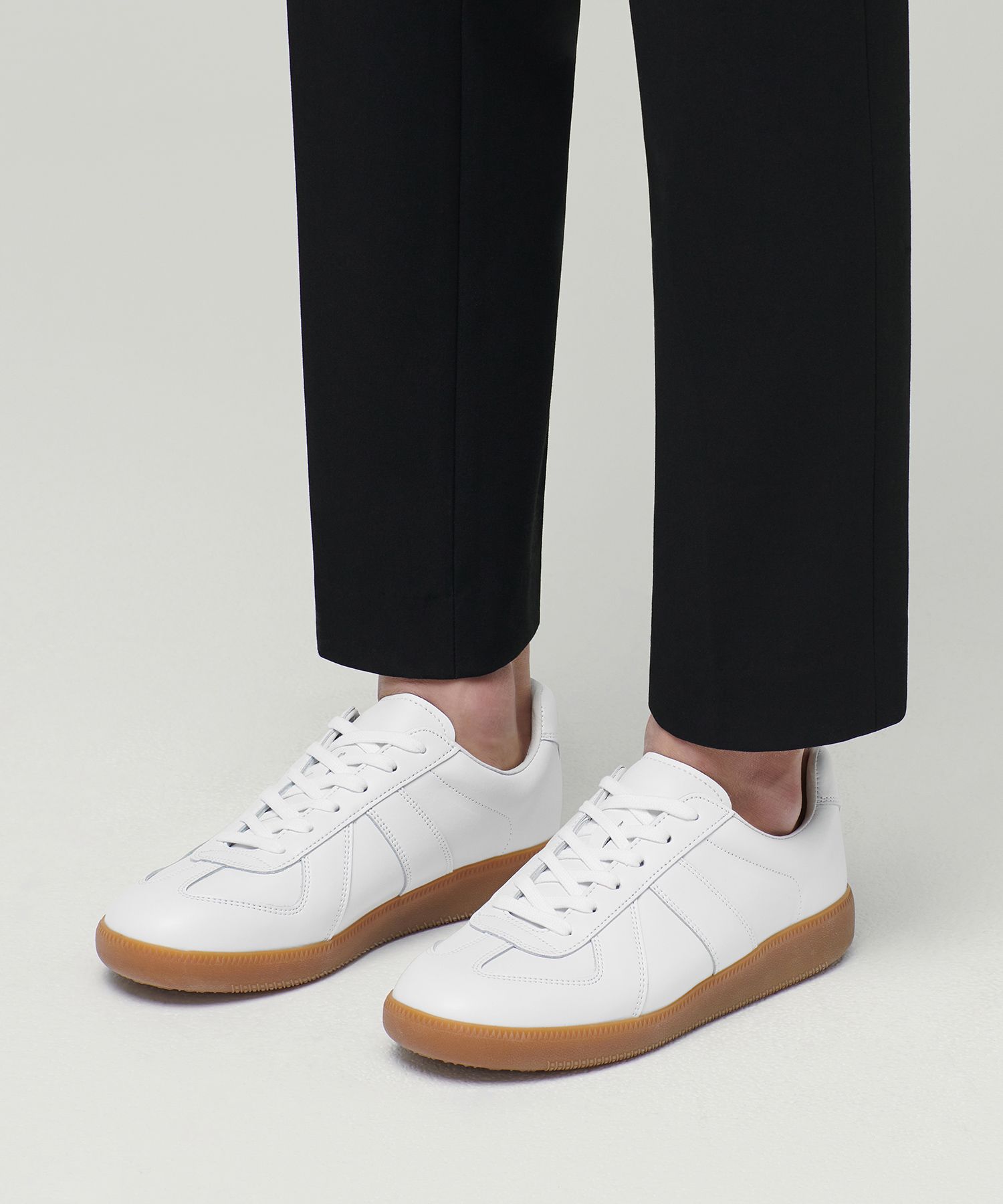 MUSINSA STANDARD ドイツ軍スニーカーMark2_UNISEX MUSINSA | MUSINSA STANDARD German Army Sneakers Mark 2 [White]