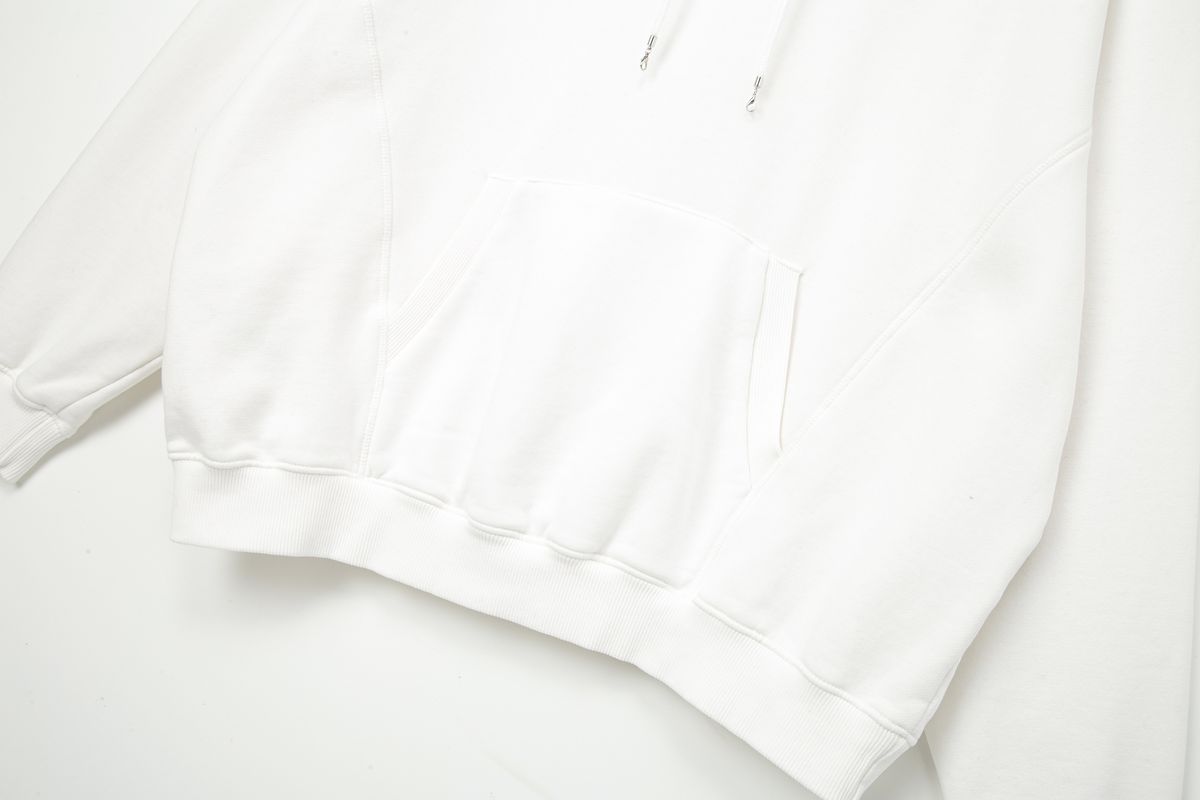 태우(TAEWOO) New Logo Hoodie White