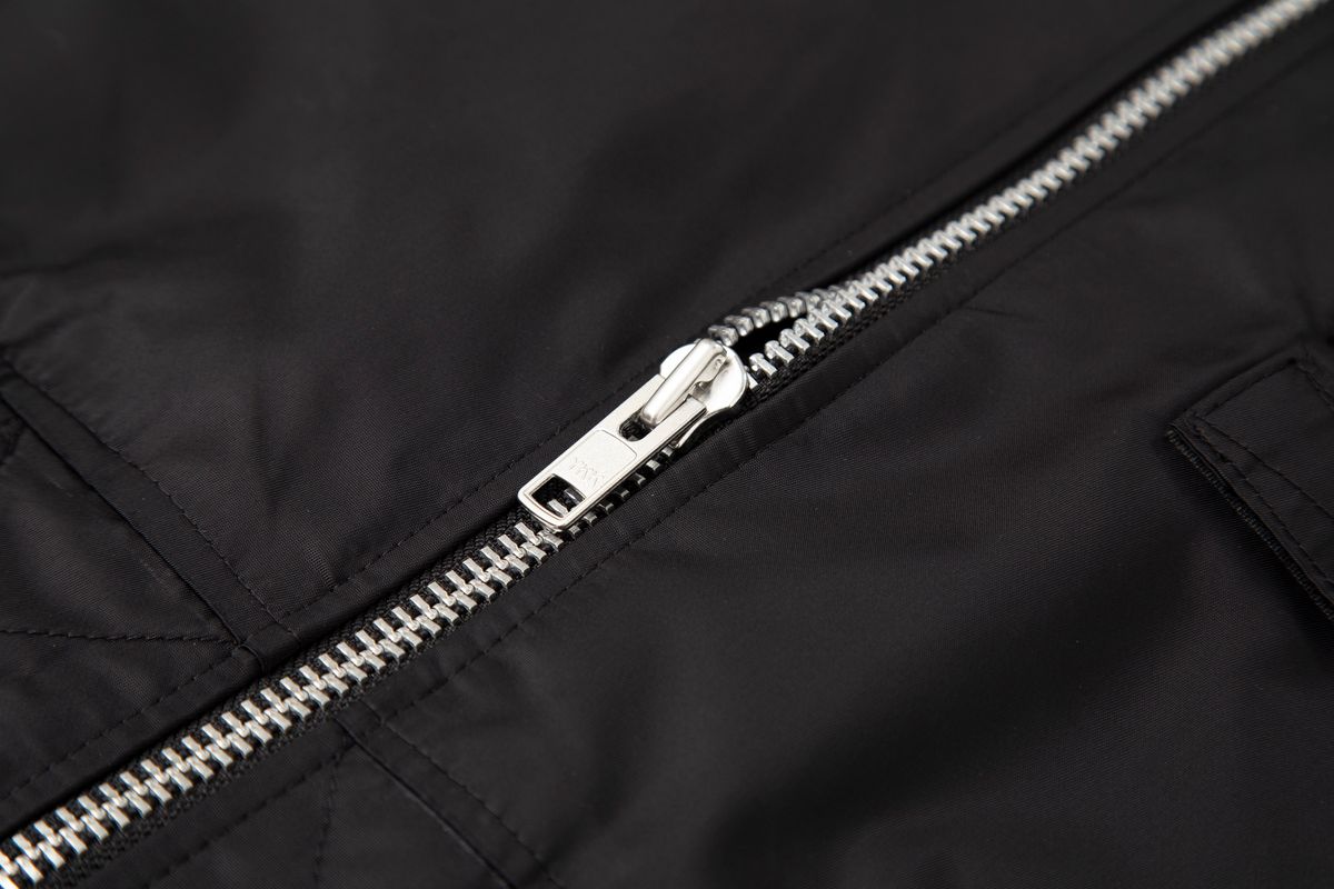 태우(TAEWOO) New Double Bomber Jacket Black