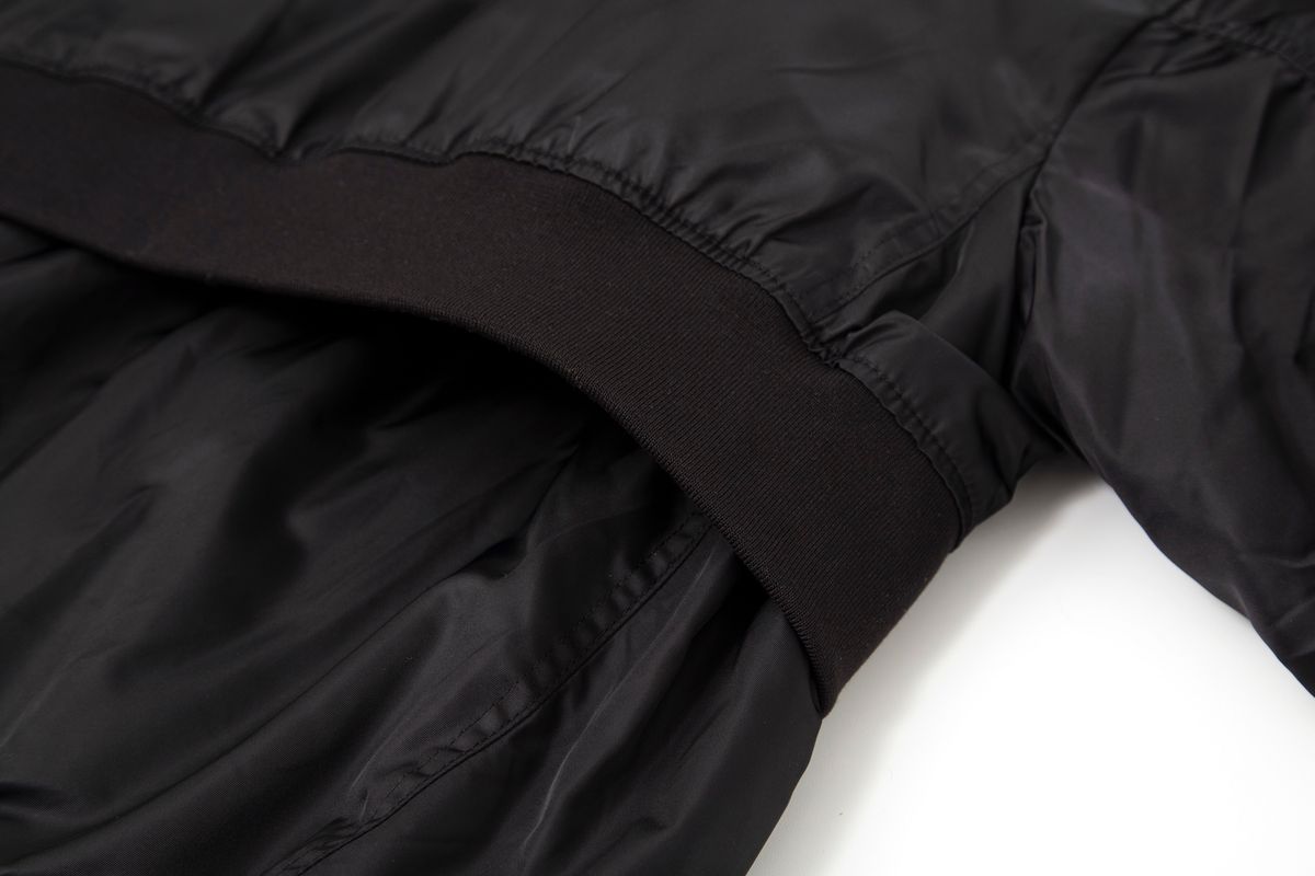 태우(TAEWOO) New Double Bomber Jacket Black