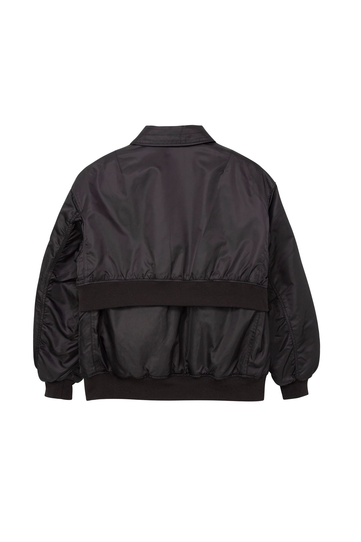 태우(TAEWOO) New Double Bomber Jacket Black