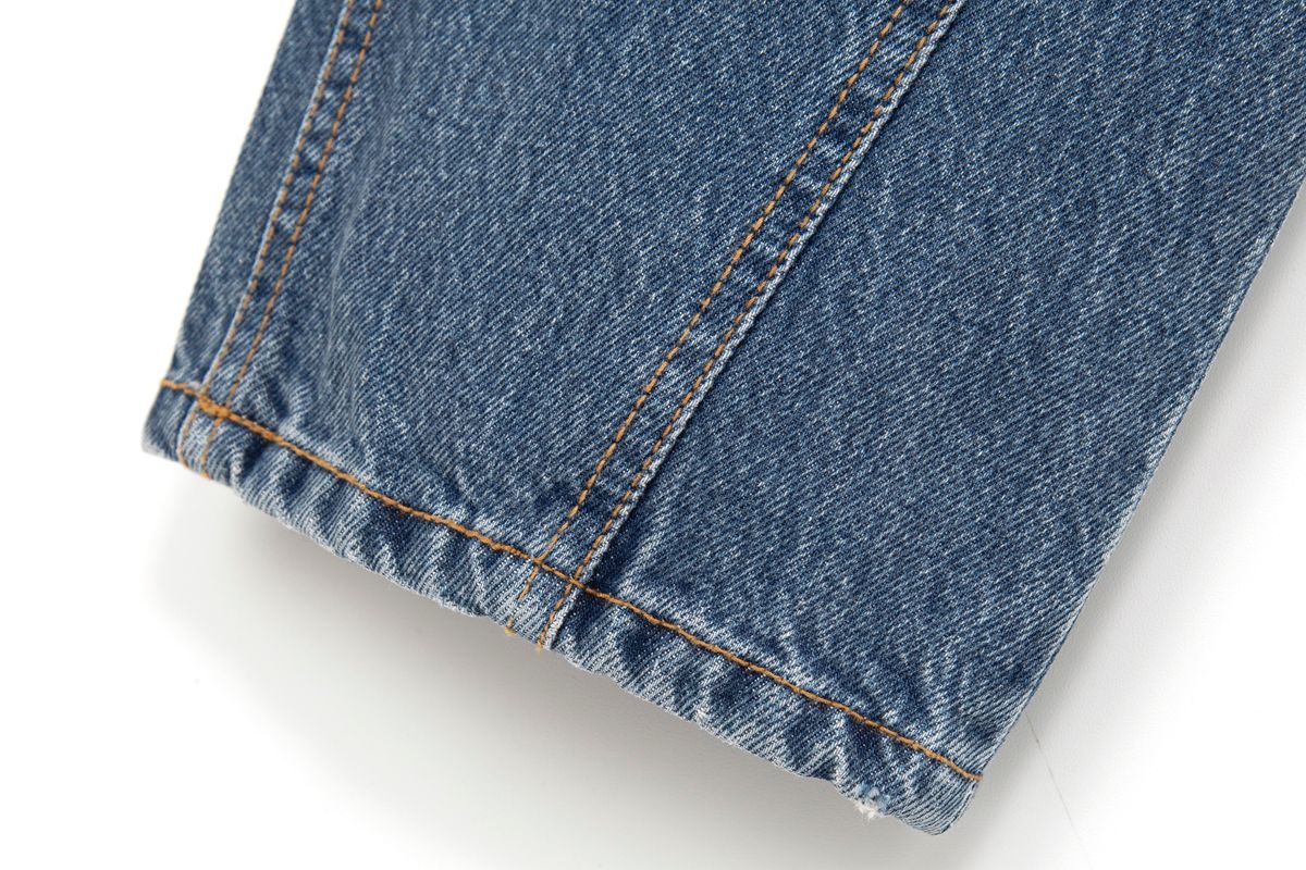 태우(TAEWOO) Deconstructed Denim Jean Indigo