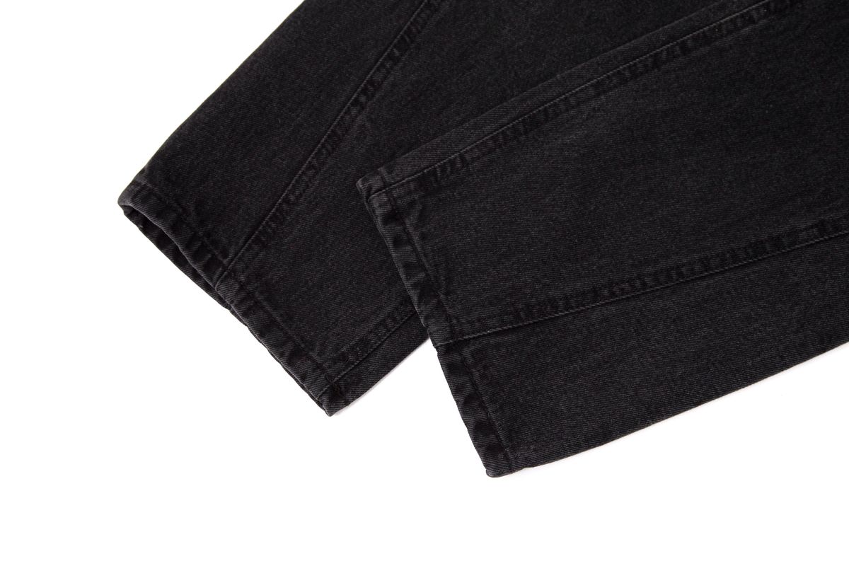 태우(TAEWOO) Deconstructed Denim Jean Black