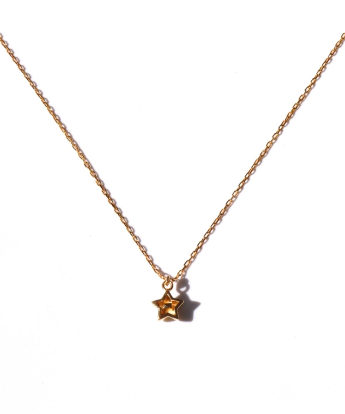 봉보(BONBEAU) Mini star pendant simple Necklace 미니 별 팬던트 포인트 체인 목걸이