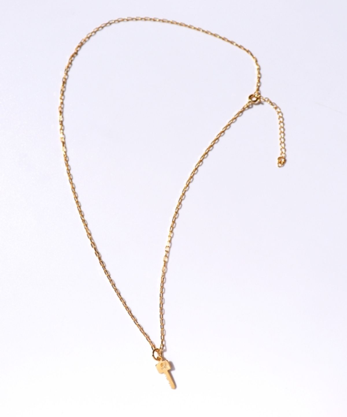 봉보(BONBEAU) Mini key pendant simple Necklace 미니 키 팬던트 포인트 체인 목걸이