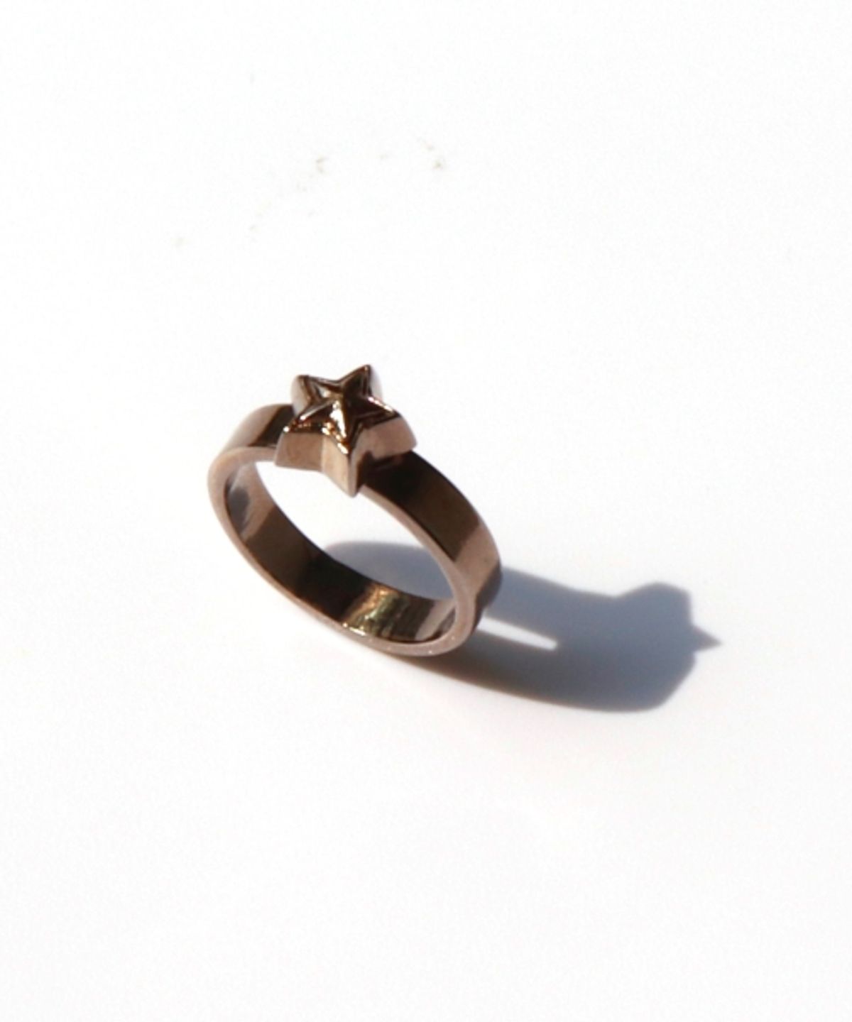 봉보(BONBEAU) Double star point chic simple Ring 별 포인트 유니크 볼드 반지