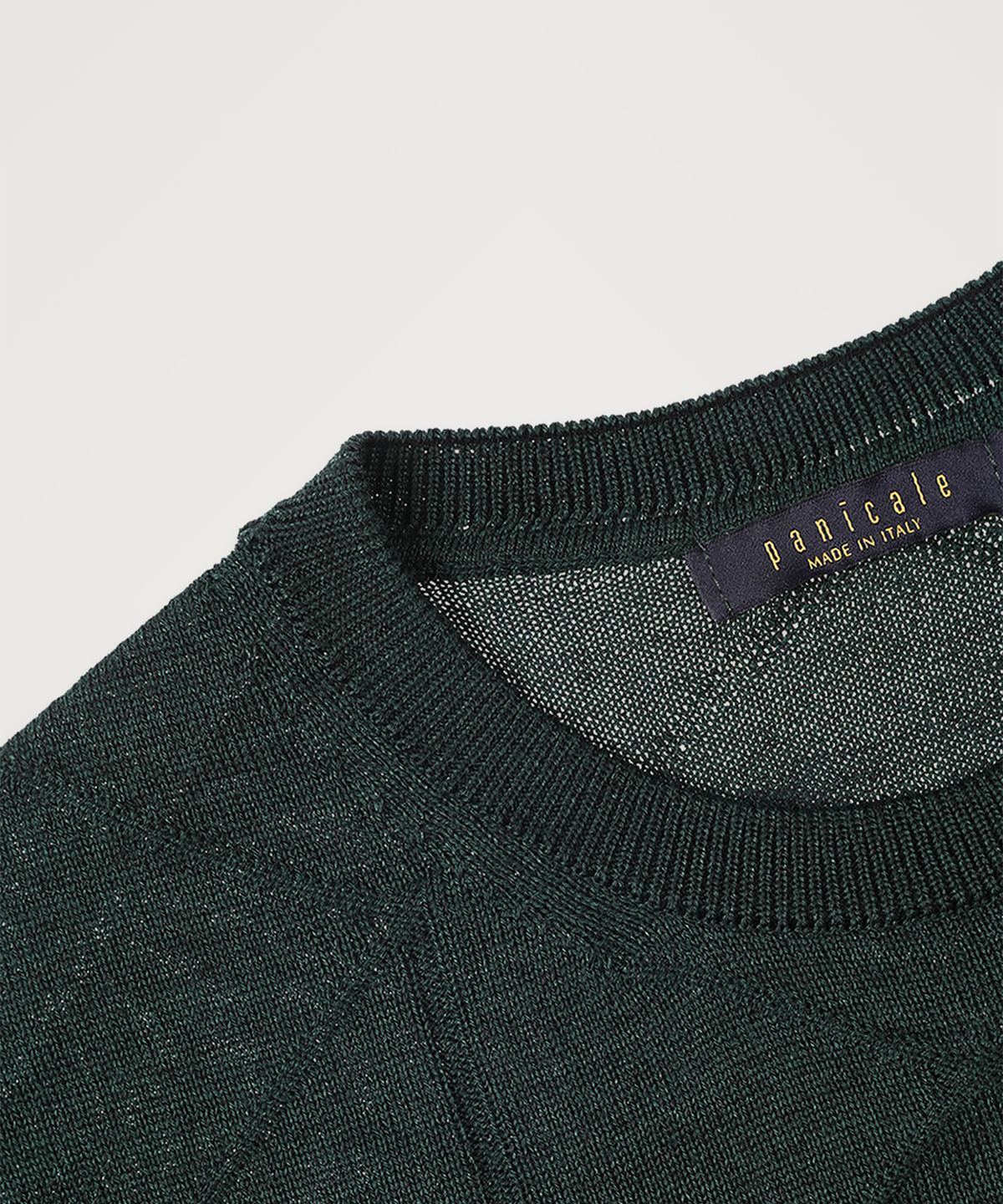 빠니깔레(PANICALE) 마리노 울 라운드니트 [그린]