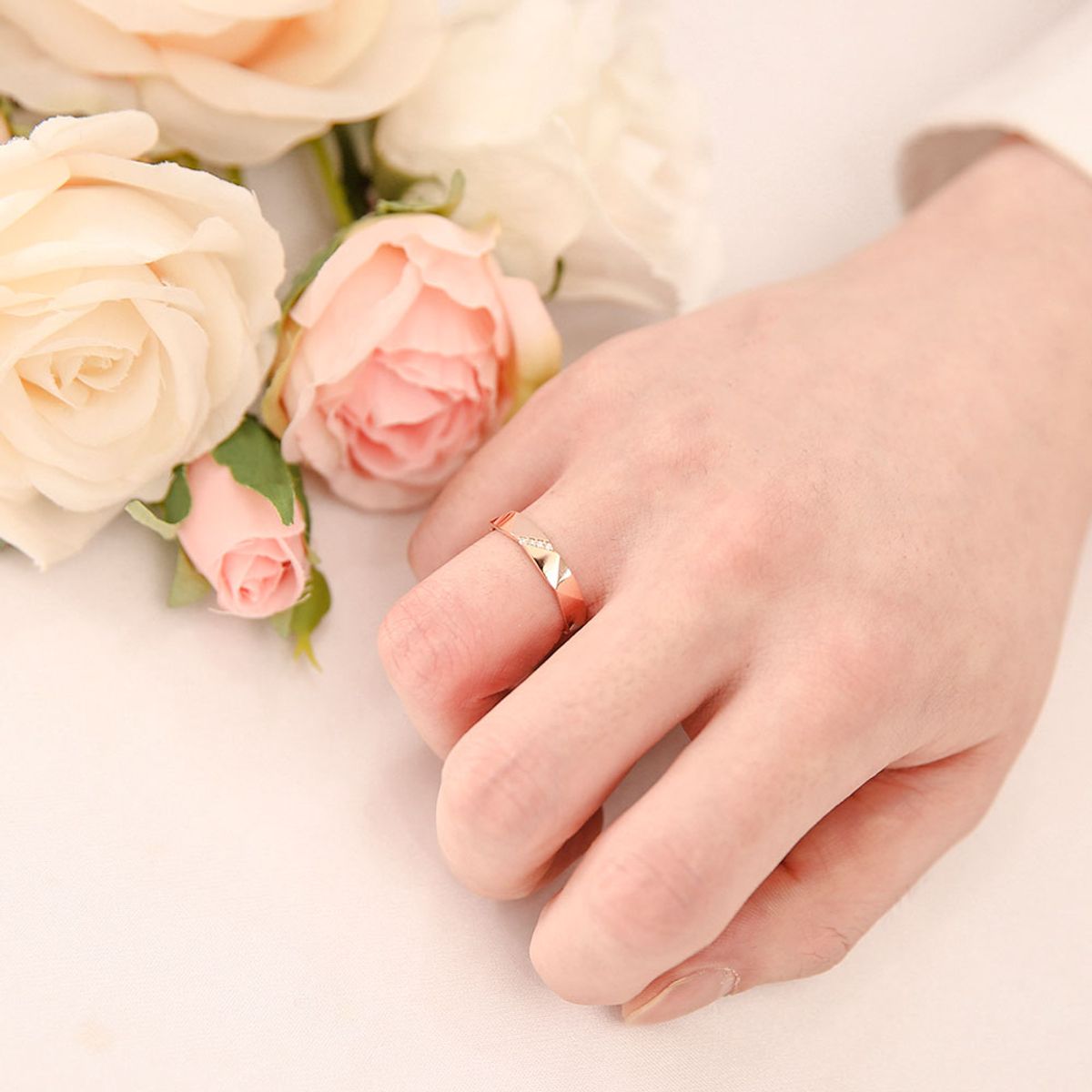 로이드(LLOYD) 심플 러브 14K Gold 남성 커플링 LRM20025G