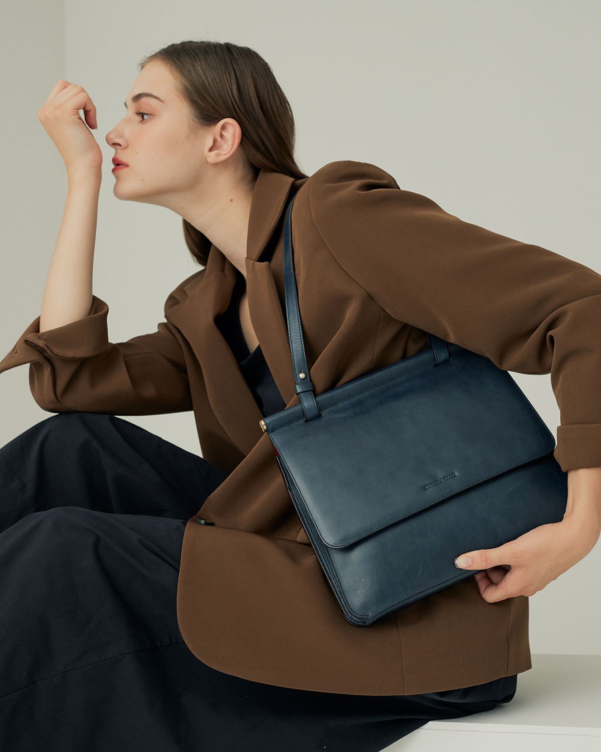 케네스영(KENNETH YOUNG) Del mar Bag -  Deep Blue
