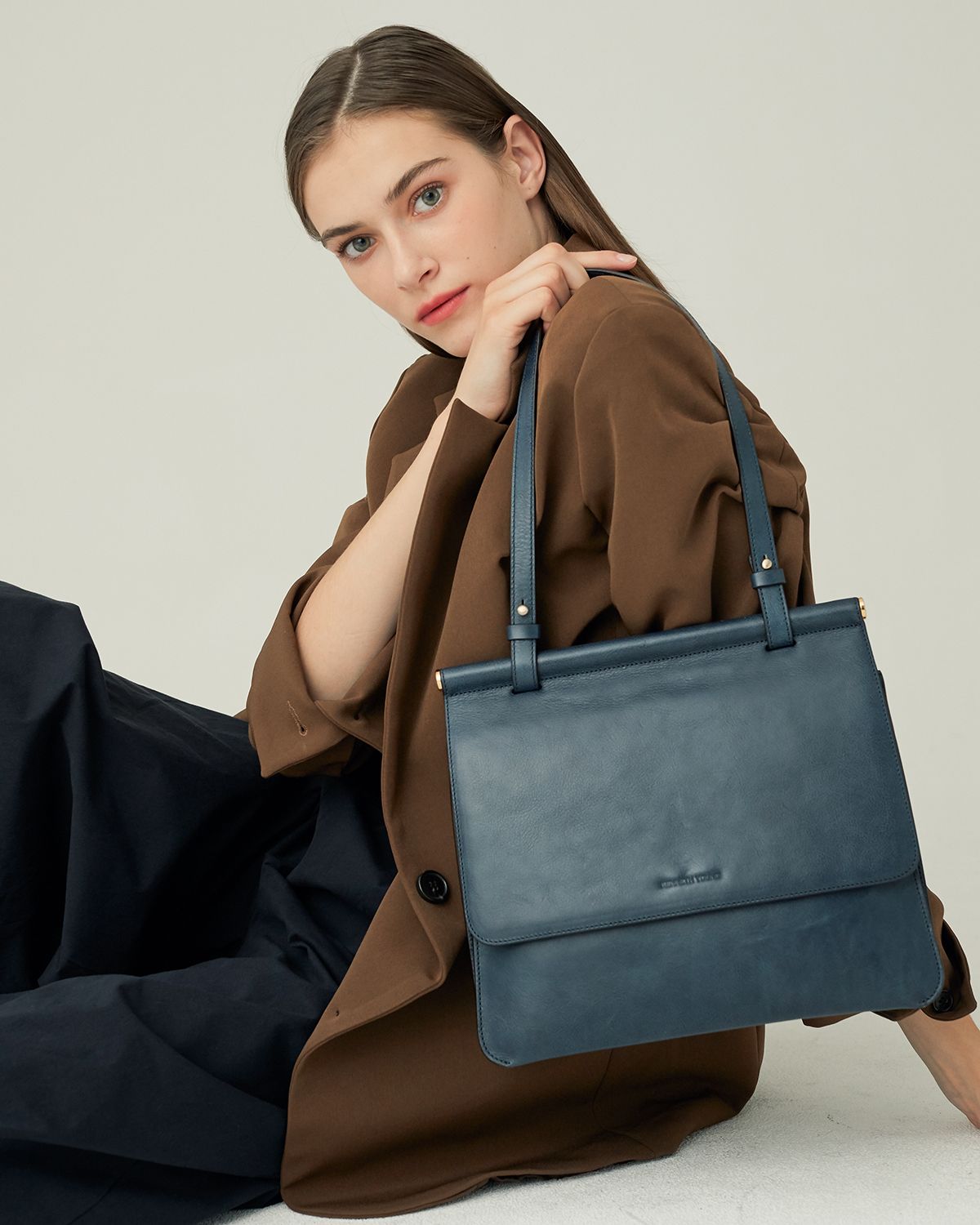 케네스영(KENNETH YOUNG) Del mar Bag -  Deep Blue