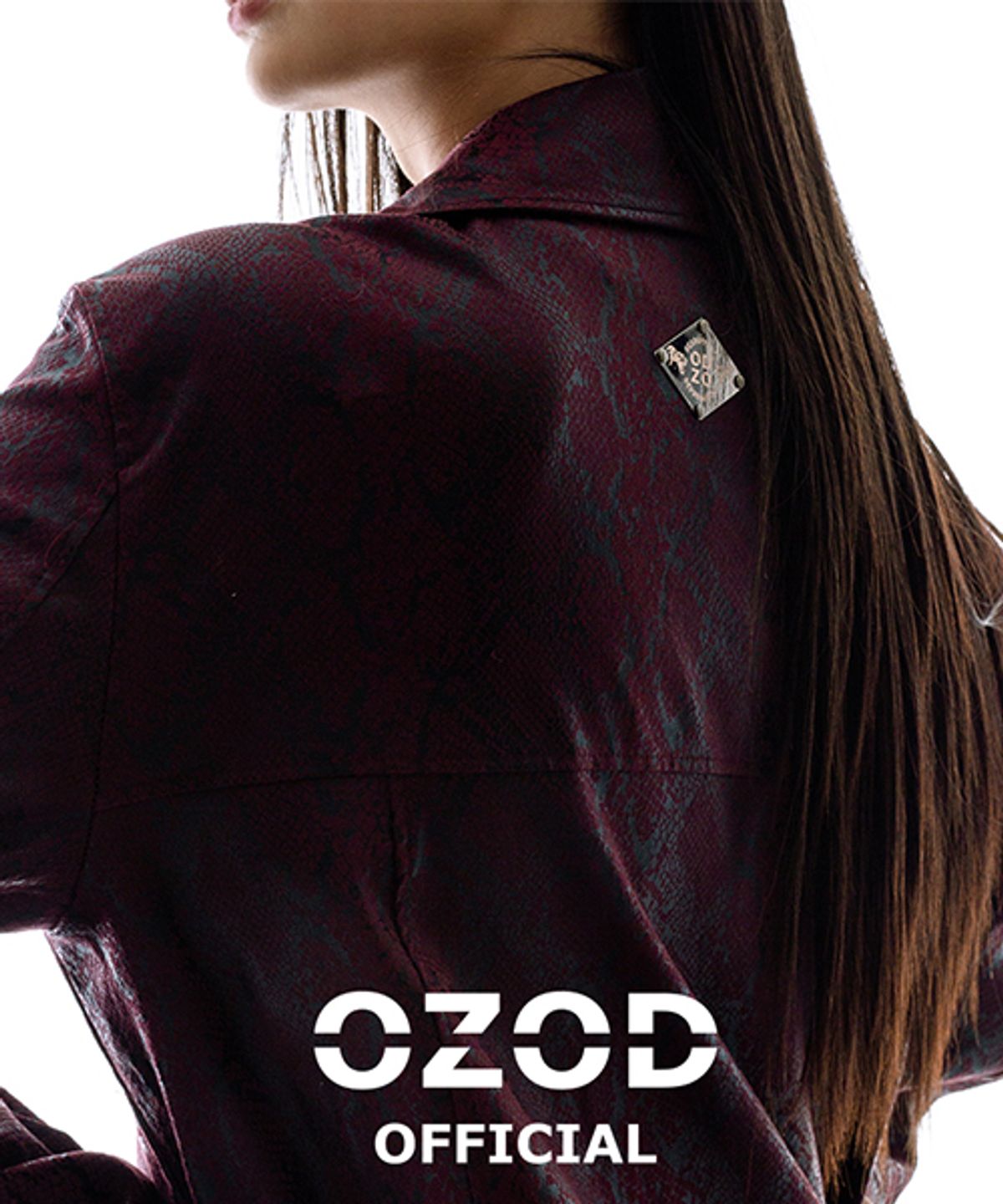 어져드(OZOD) 파이톤 라이더자켓_와인