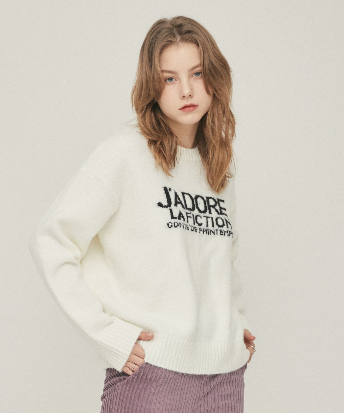 라티젠(LARTIGENT) LTG6 FICTION KNIT(IVORY)
