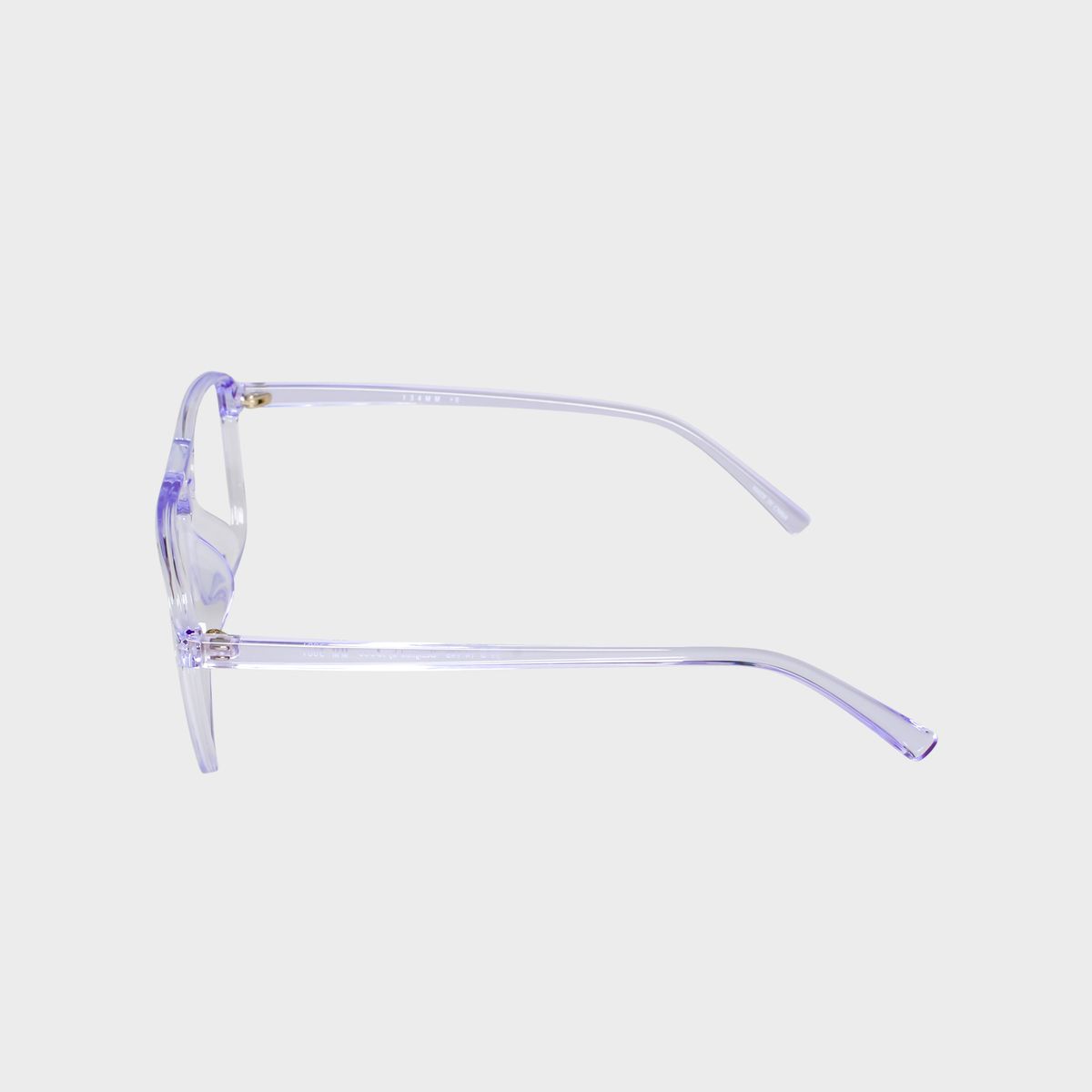 일삼사엠엠(134MM) 레트로 투브릿지 시스루퍼플 뿔테 블루라이트 차단렌즈