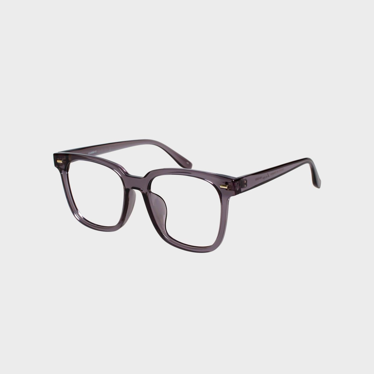 일삼사엠엠(134MM) 기본 사각라운드 투명 그레이 블루라이트 차단렌즈