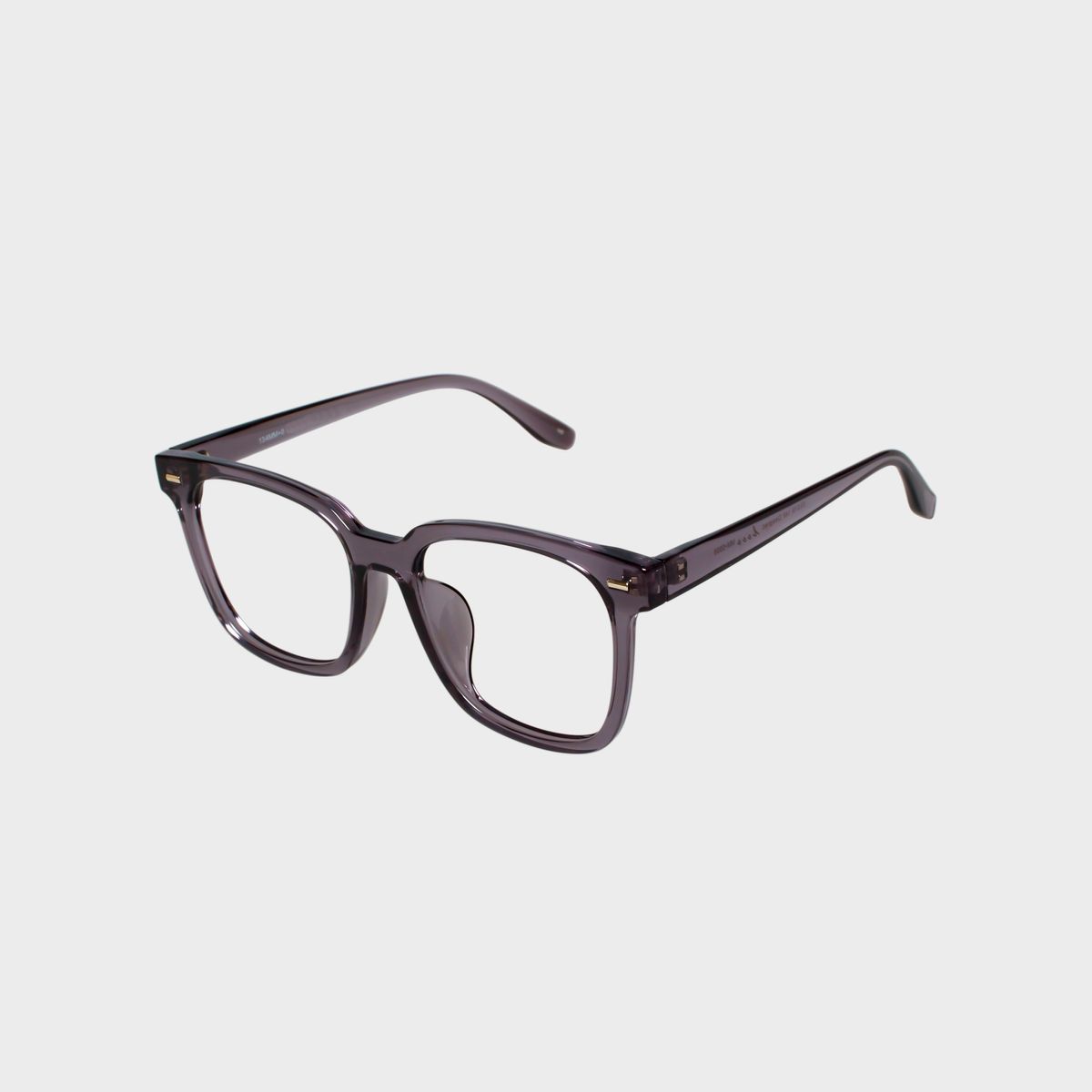 일삼사엠엠(134MM) 기본 사각라운드 투명 그레이 블루라이트 차단렌즈