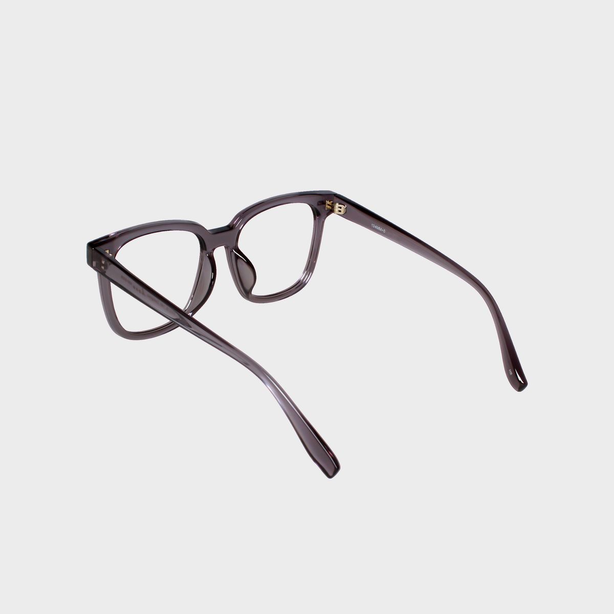 일삼사엠엠(134MM) 기본 사각라운드 투명 그레이 블루라이트 차단렌즈