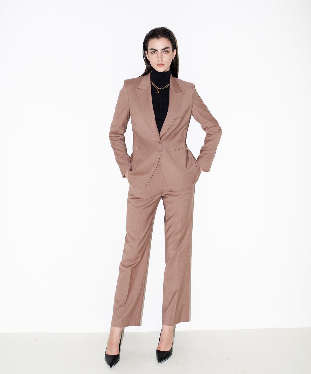 채뉴욕(CHAENEWYORK) Sassy single tailored Jacket [Beige]