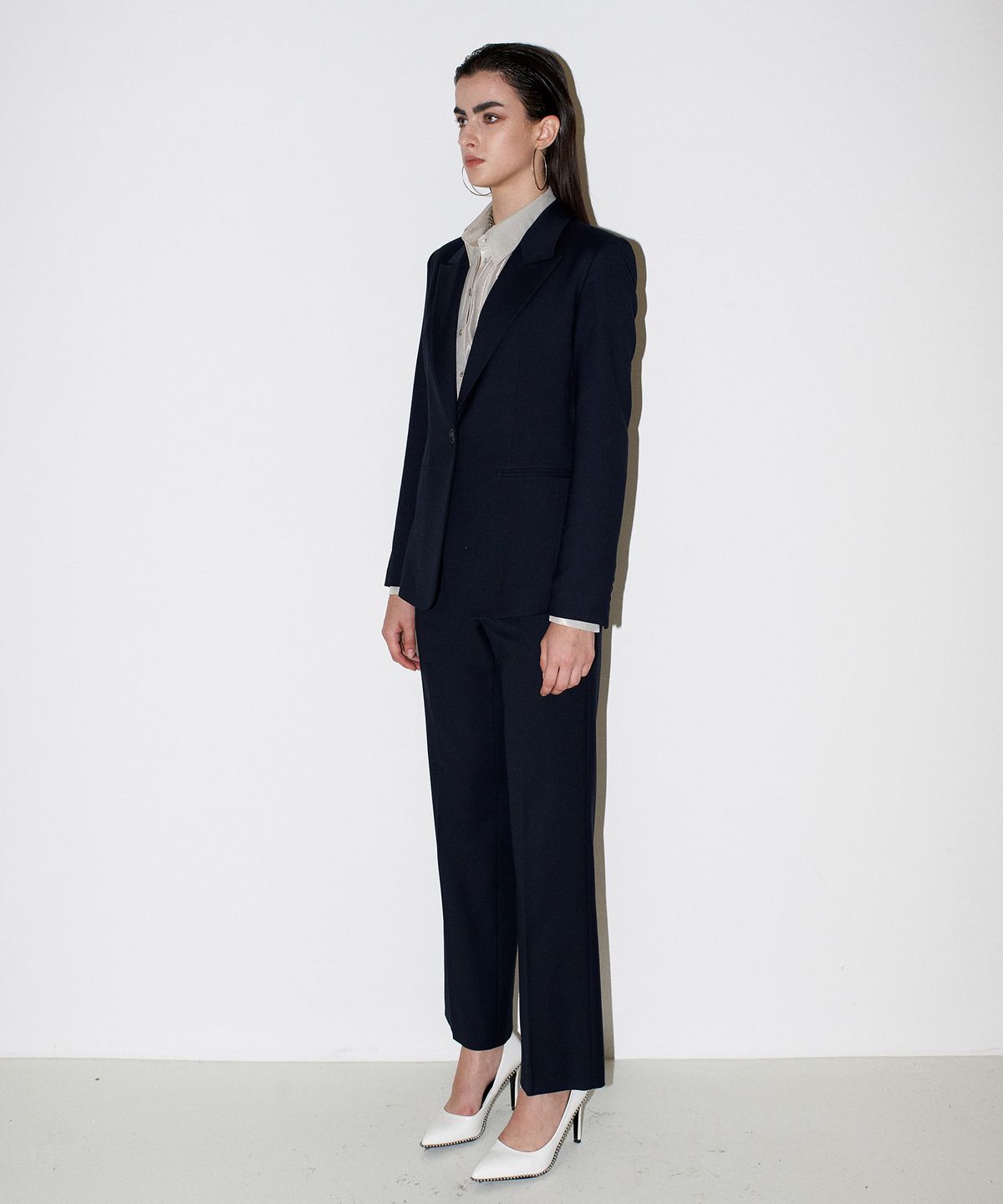 채뉴욕(CHAENEWYORK) Sassy single tailored Jacket[Navy]
