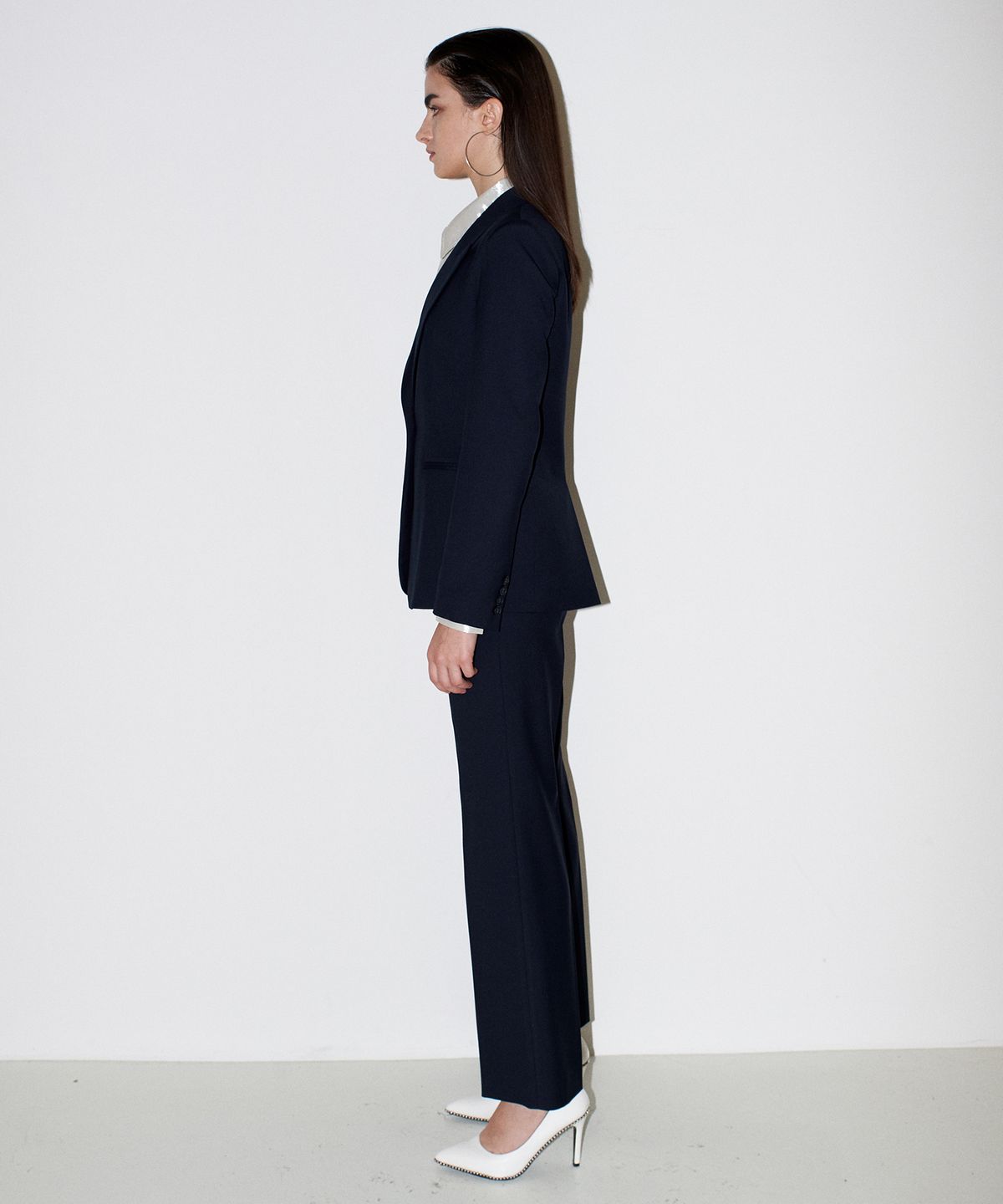 채뉴욕(CHAENEWYORK) Sassy single tailored Jacket[Navy]