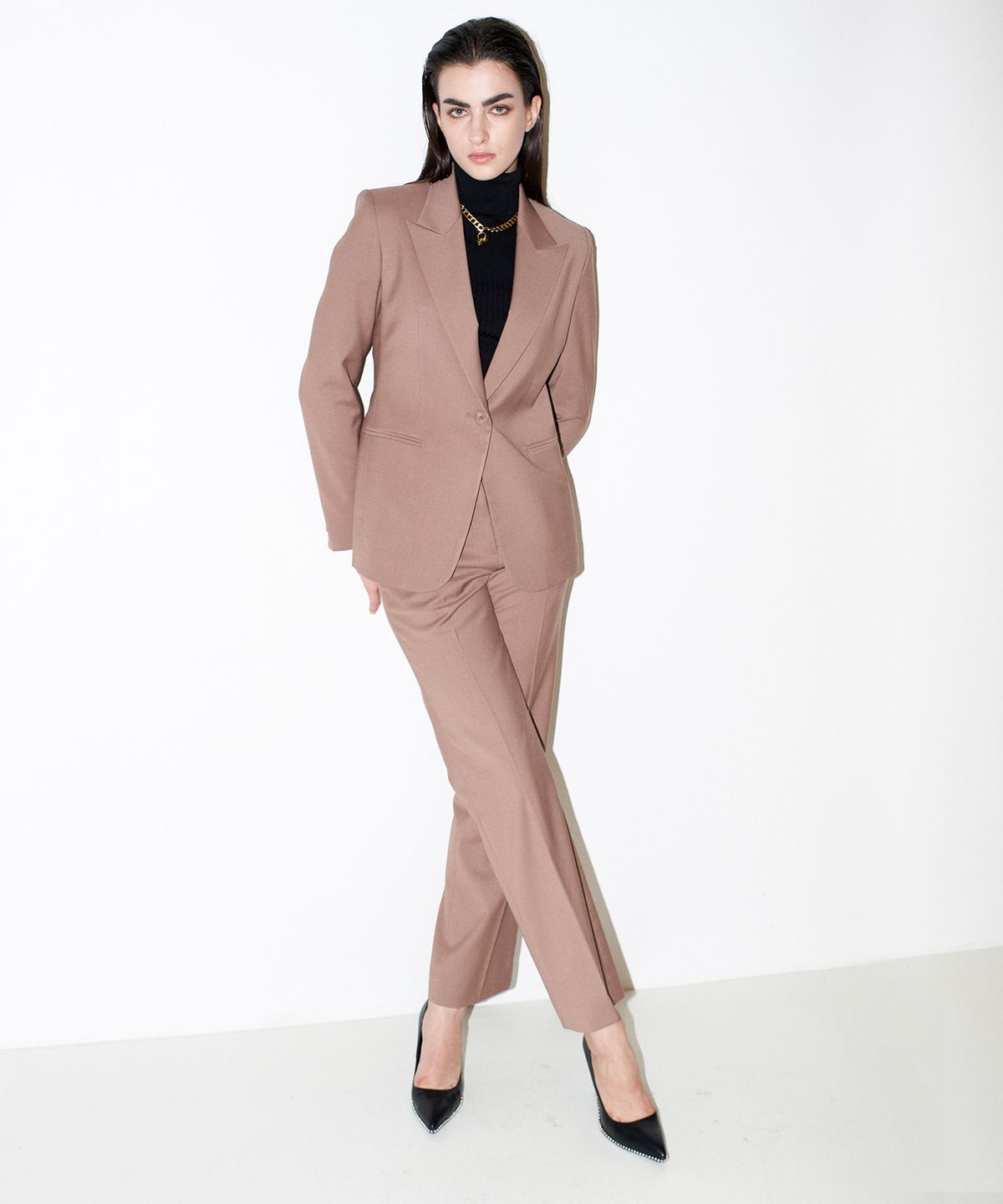 채뉴욕(CHAENEWYORK) Sassy straight trouser [Beige]