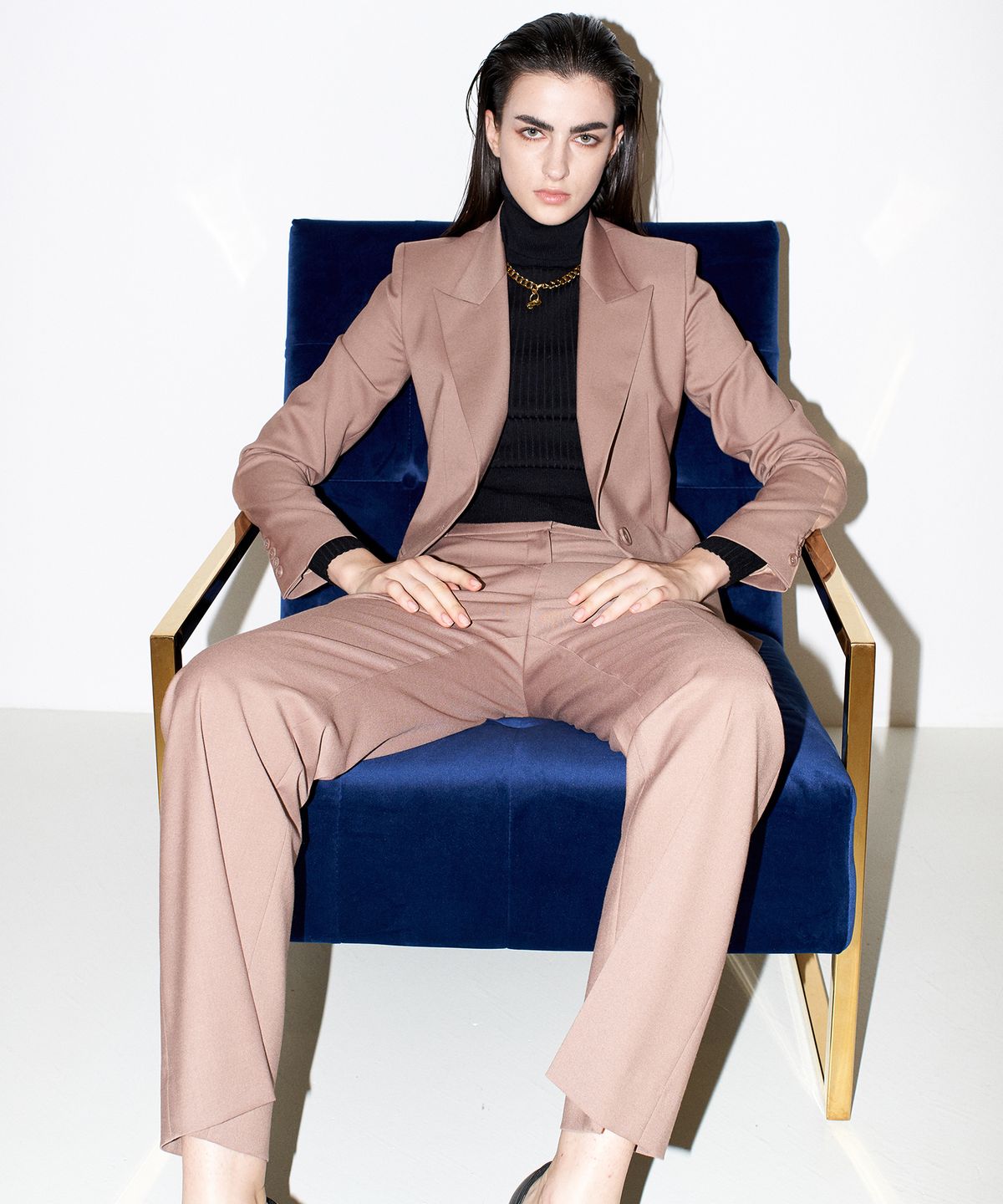 채뉴욕(CHAENEWYORK) Sassy straight trouser [Beige]
